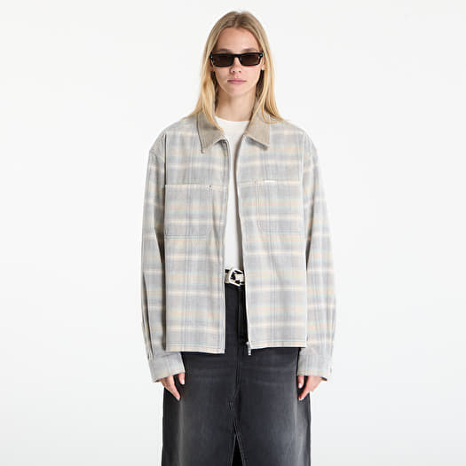 Overhemd REPRESENT Cord Zip Flannel Shirt UNISEX Mineral