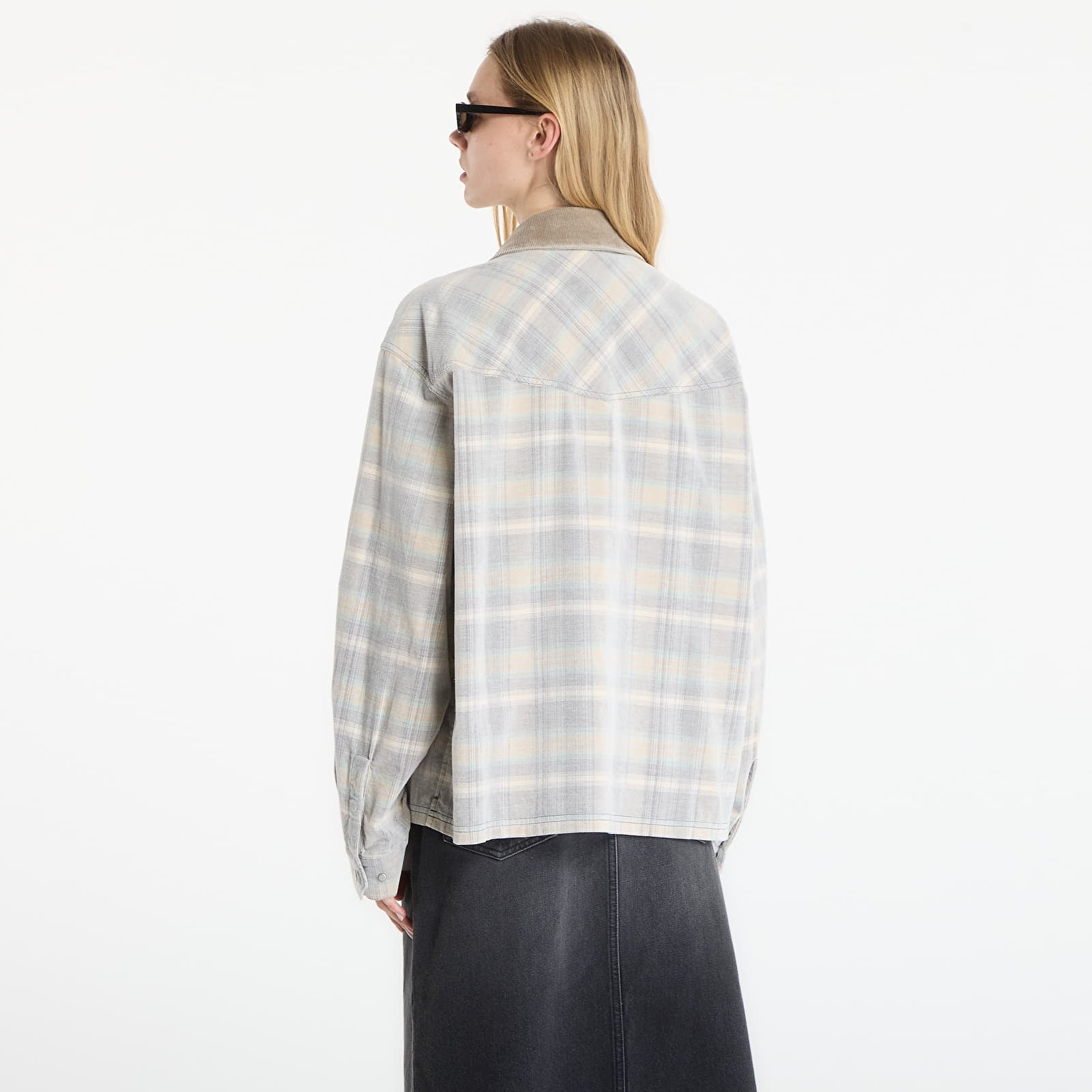 Paidat REPRESENT Cord Zip Flannel Shirt UNISEX Mineral