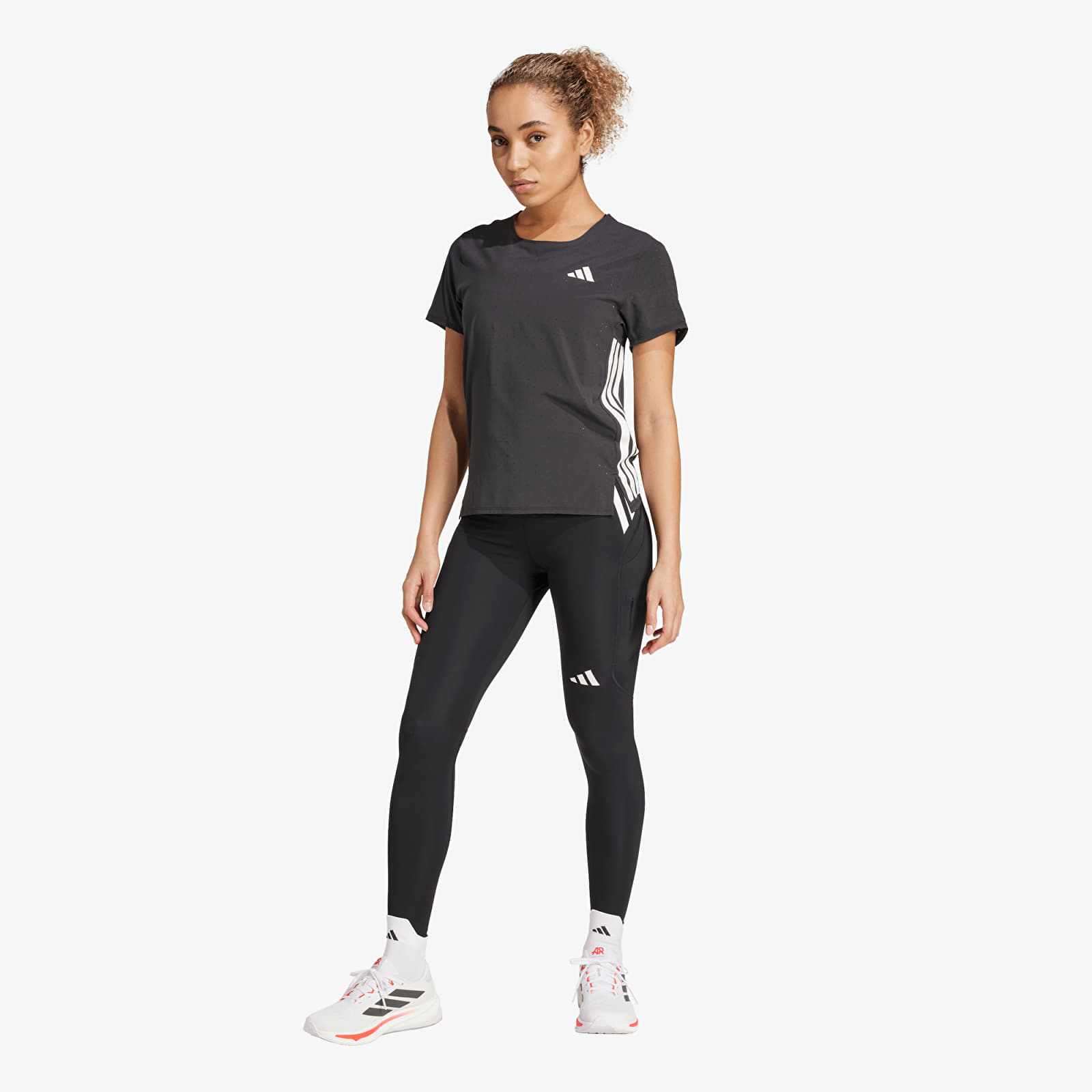Pajkice  adidas Adizero Full Length Leggings Black