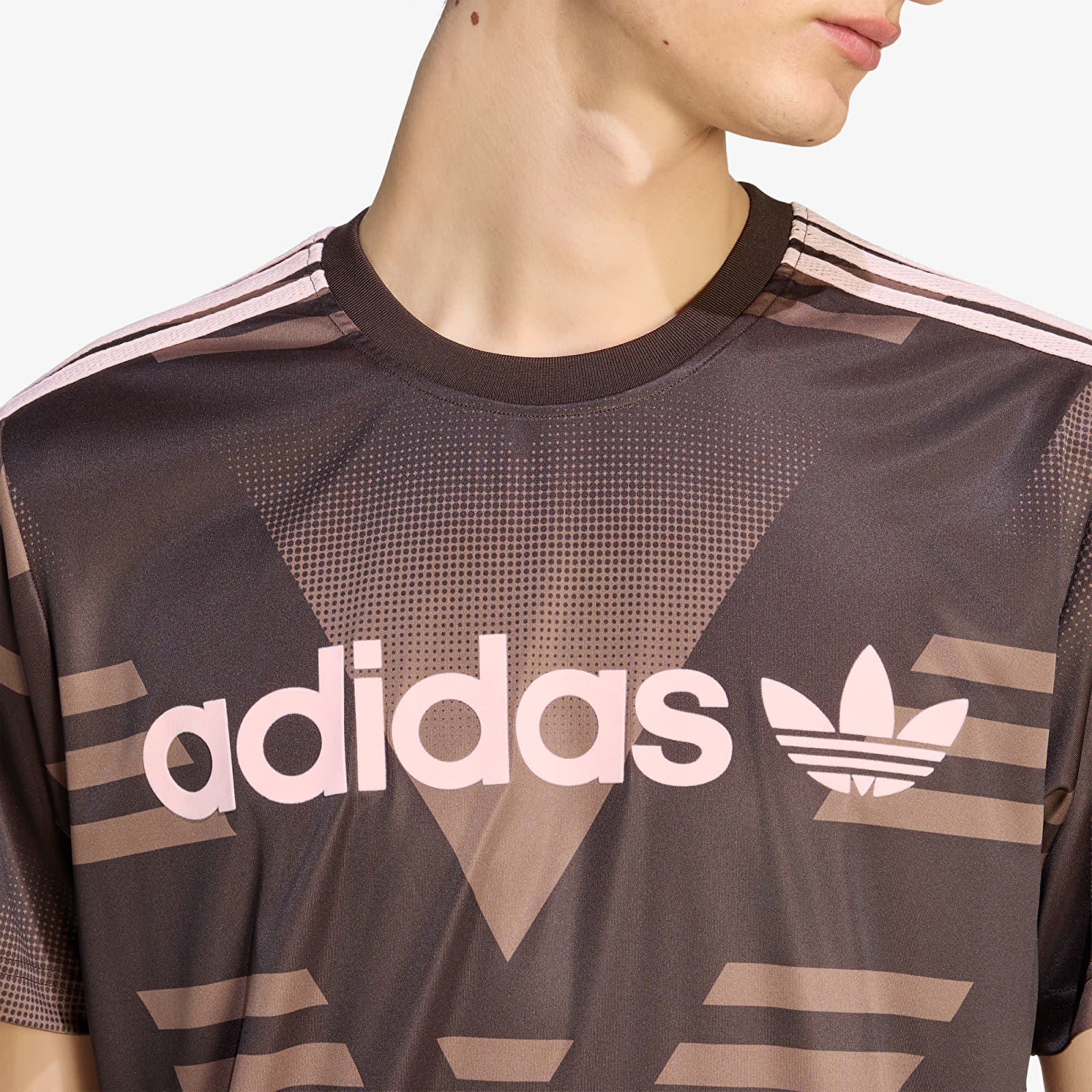 Men's jerseys adidas Loose Sponsored Jersey Aurora Coffee