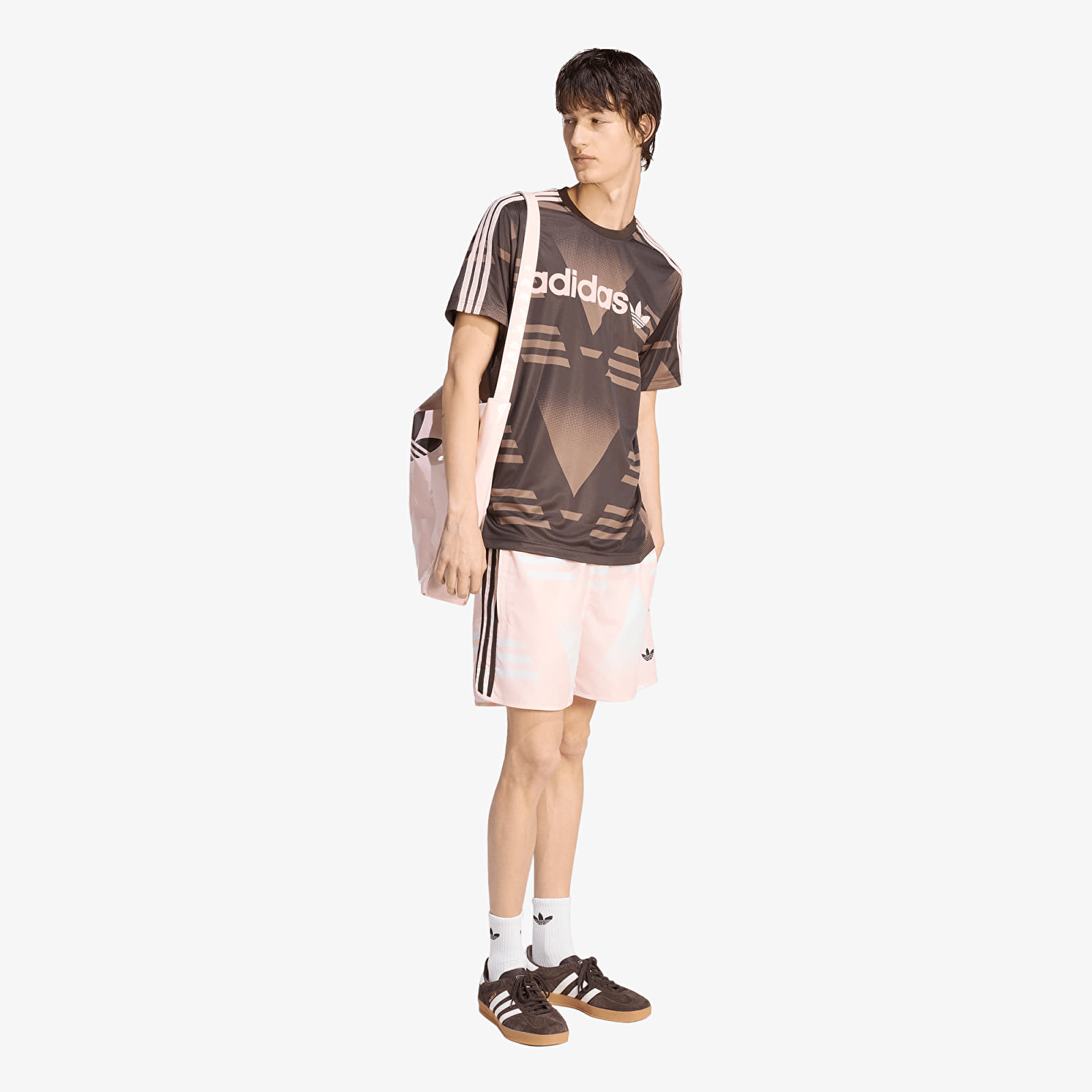 Men's jerseys adidas Loose Sponsored Jersey Aurora Coffee