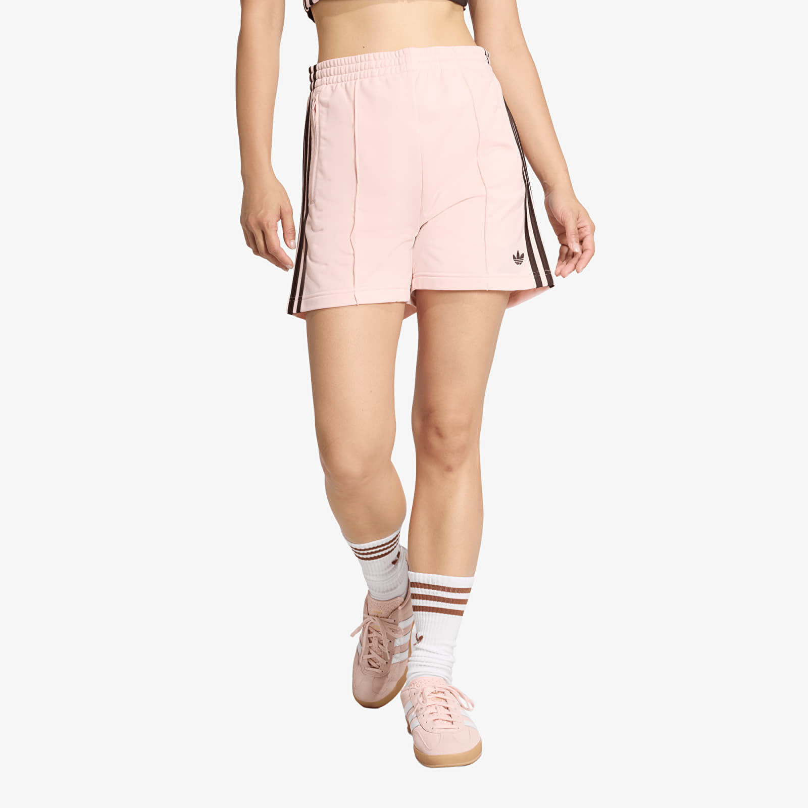 Къси панталони adidas Firebird Classic Shorts Sandy Pink/ Aurora Coffee XL