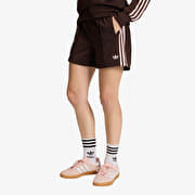 adidas Firebird Classic Shorts Aurora Coffee/ Sandy Pink