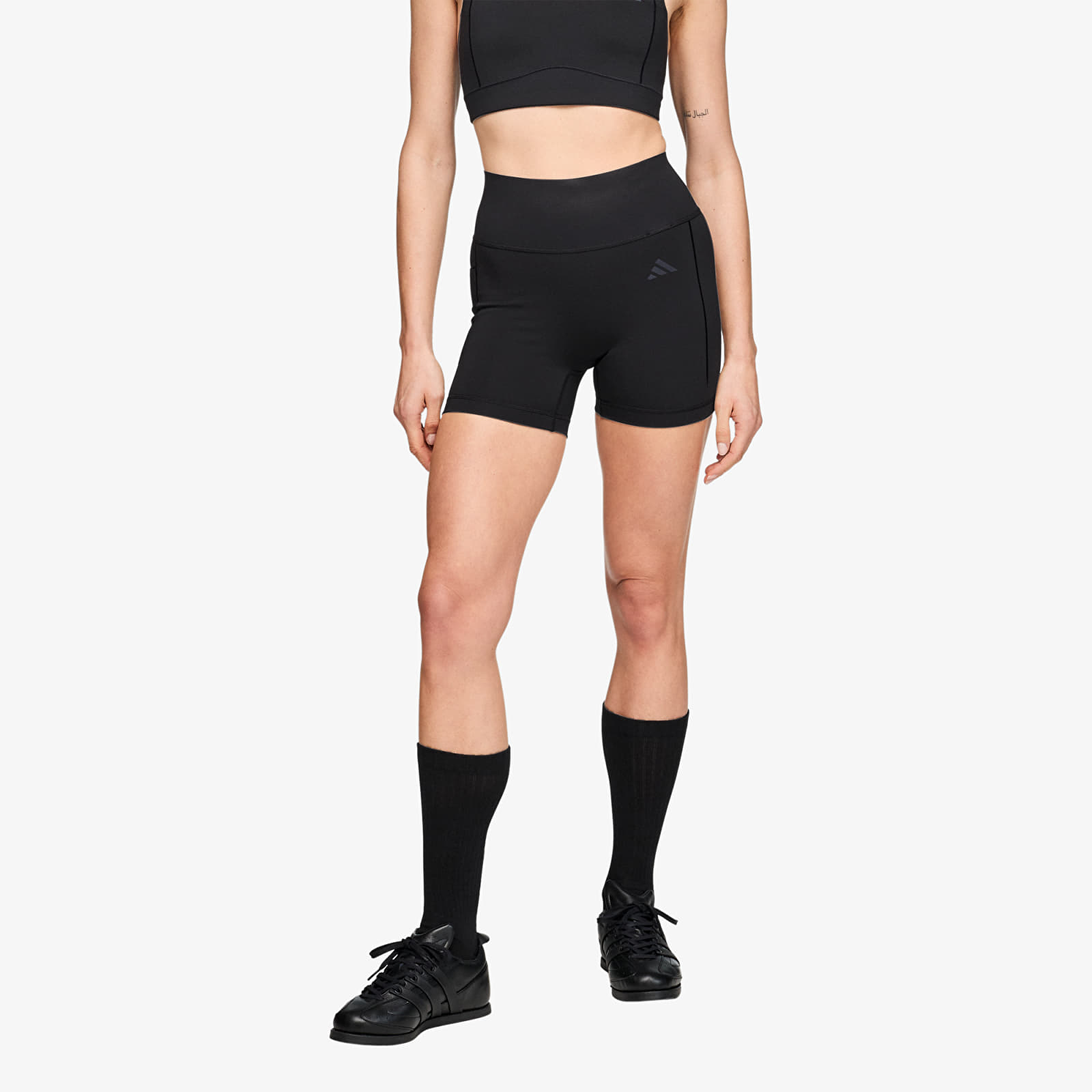 Dámske legíny adidas x Entire Studios Optime Short Training Leggings Black