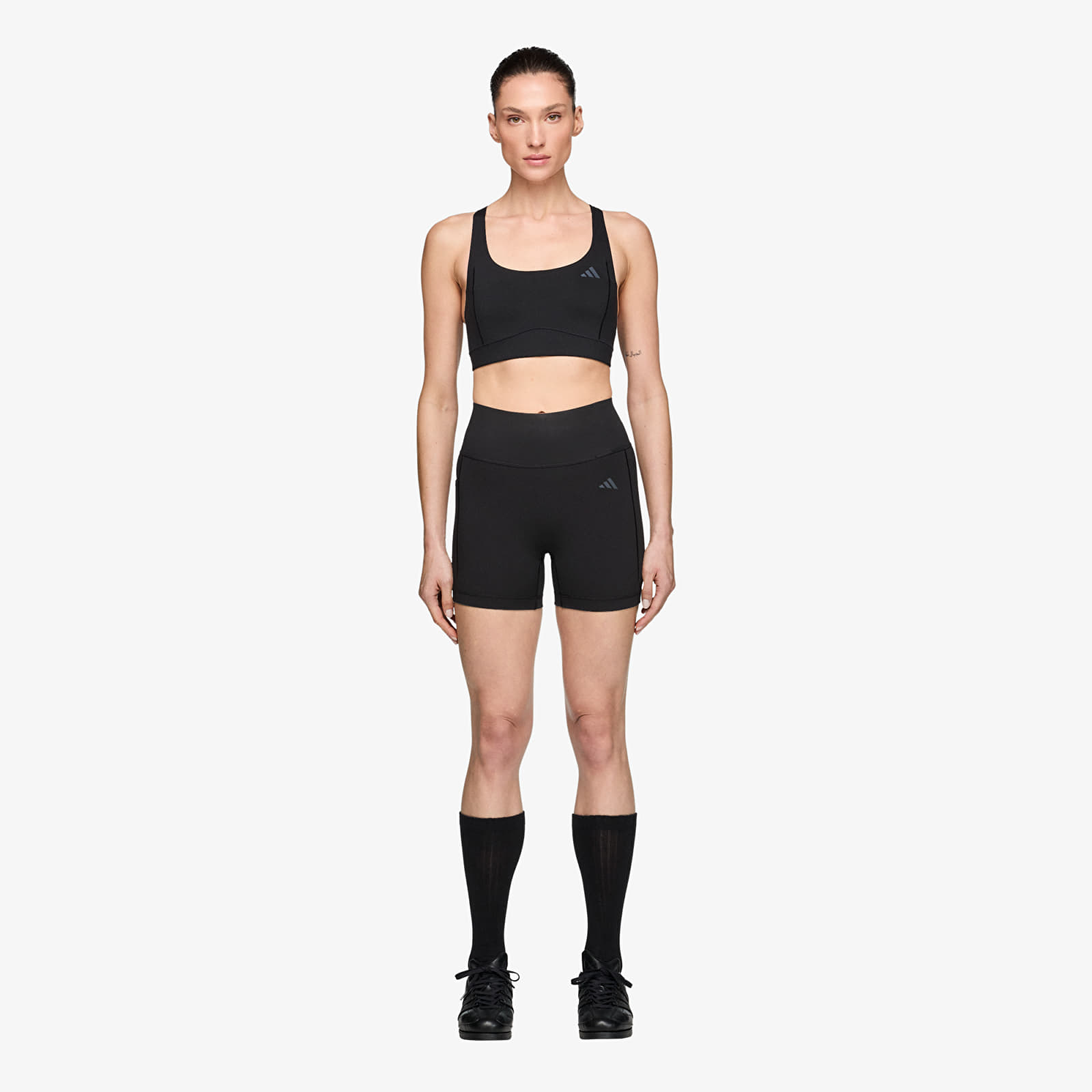 Dámske legíny adidas x Entire Studios Optime Short Training Leggings Black