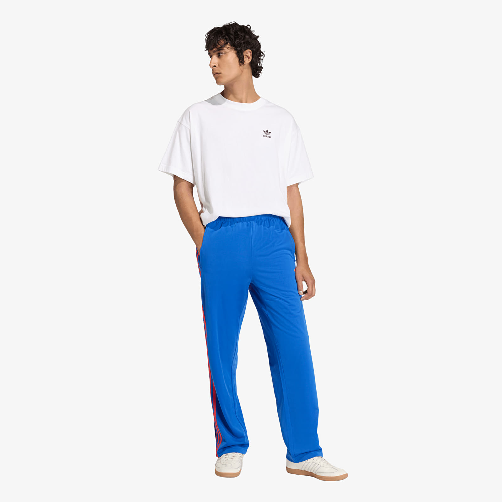 Pantaloni della tuta  adidas Firebird Track Tracksuit Bottoms Blue