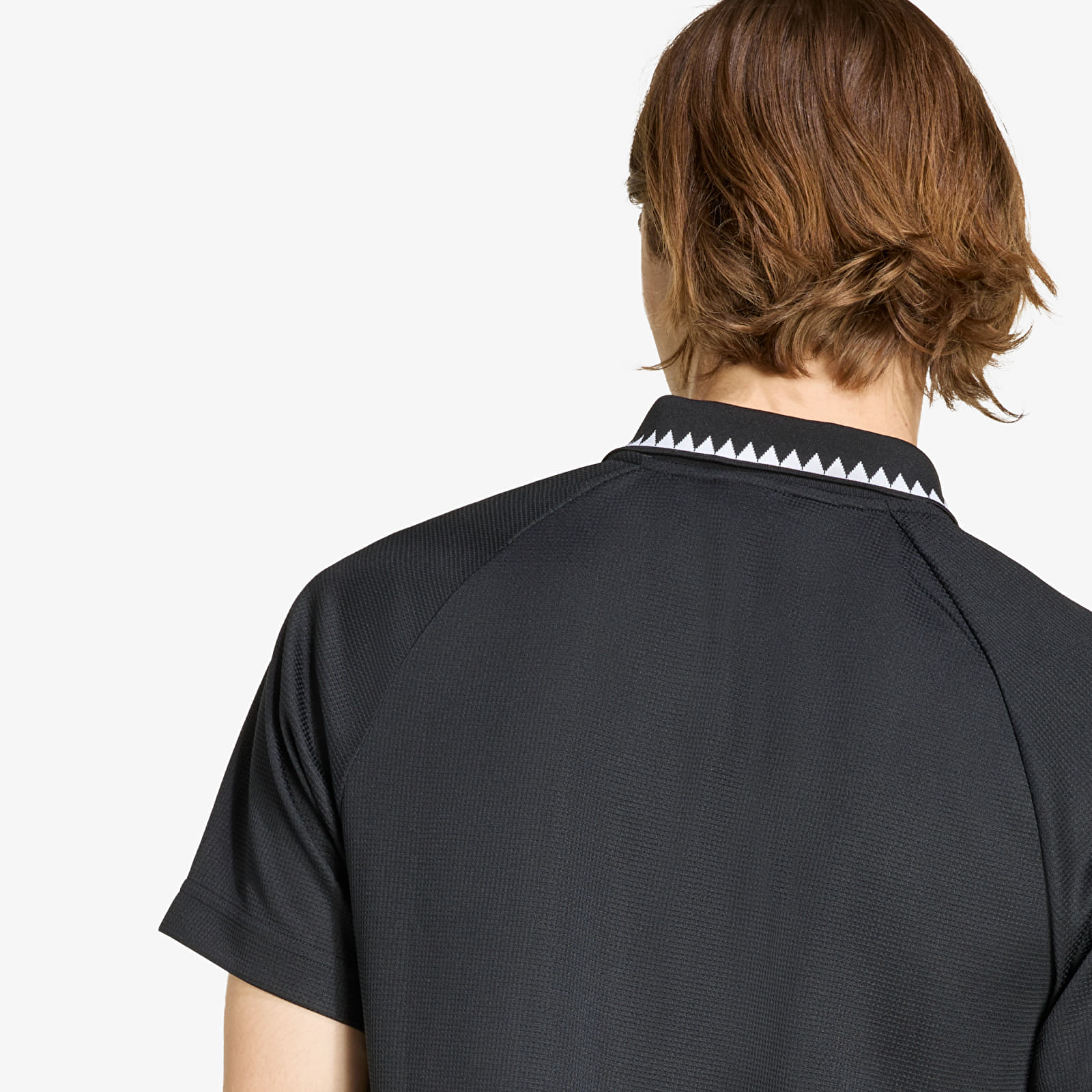 Men's T-shirts adidas Chest Stripes Slim Polo Black