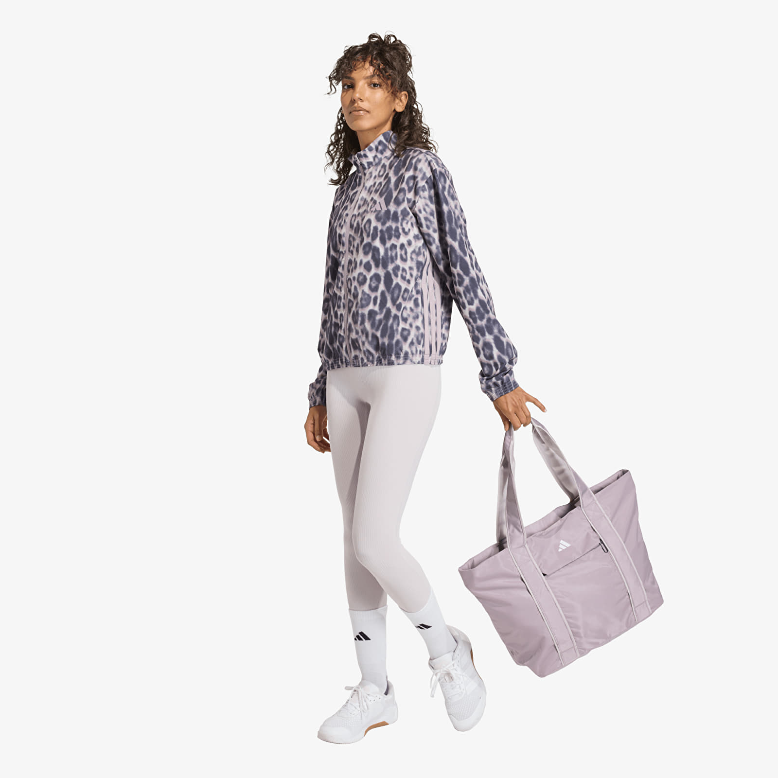 Leggings für Damen adidas All Me Rib 7/8 Leggings Ice Purple