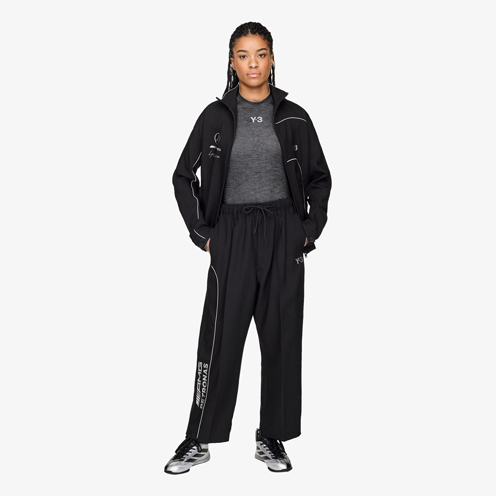 Pánske nohavice Y-3 x Mercedes-AMG PETRONAS Formula One Team Track Pants Black
