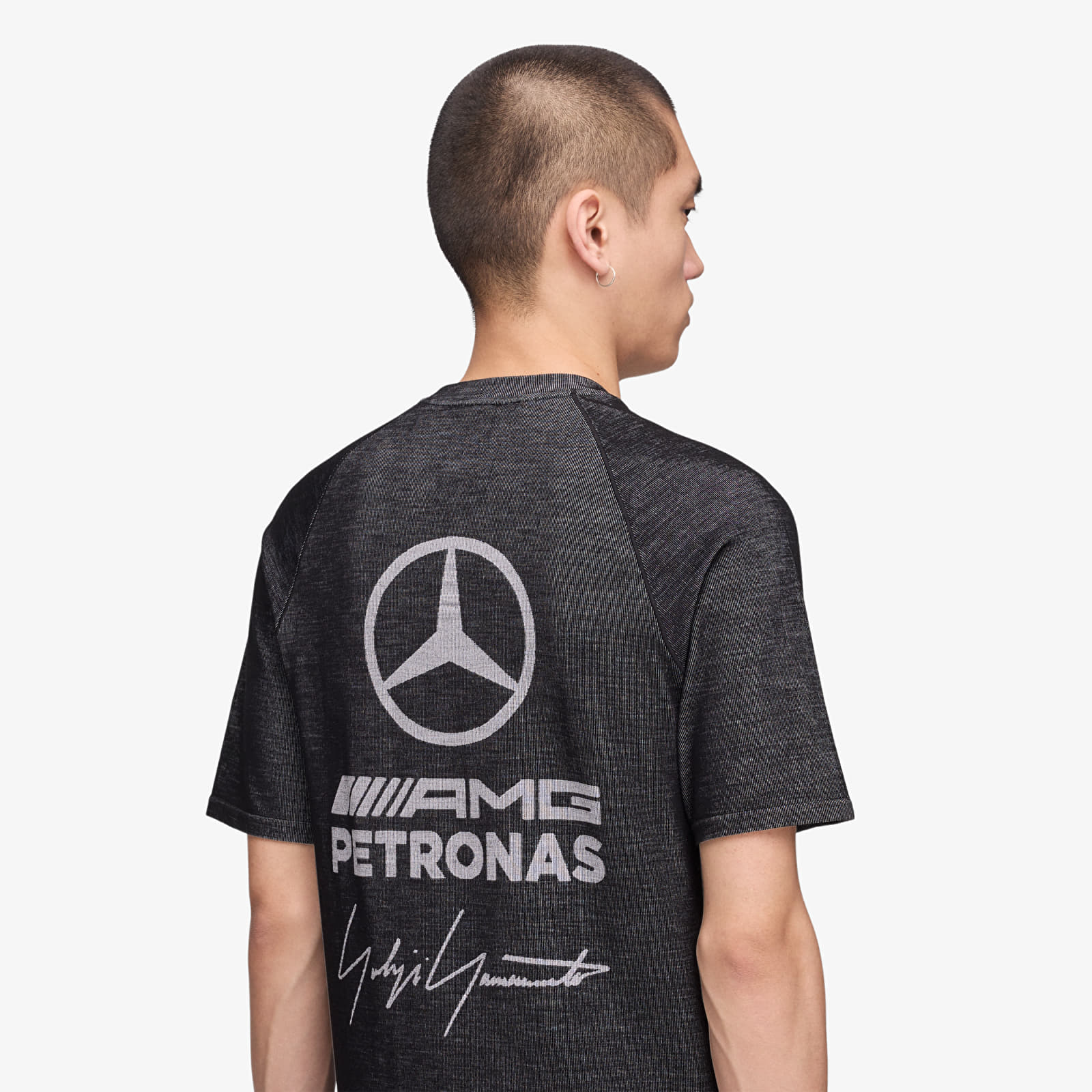 Men's T-shirts Y-3 x Mercedes-AMG PETRONAS Formula One Team Engineered T Shirt Black