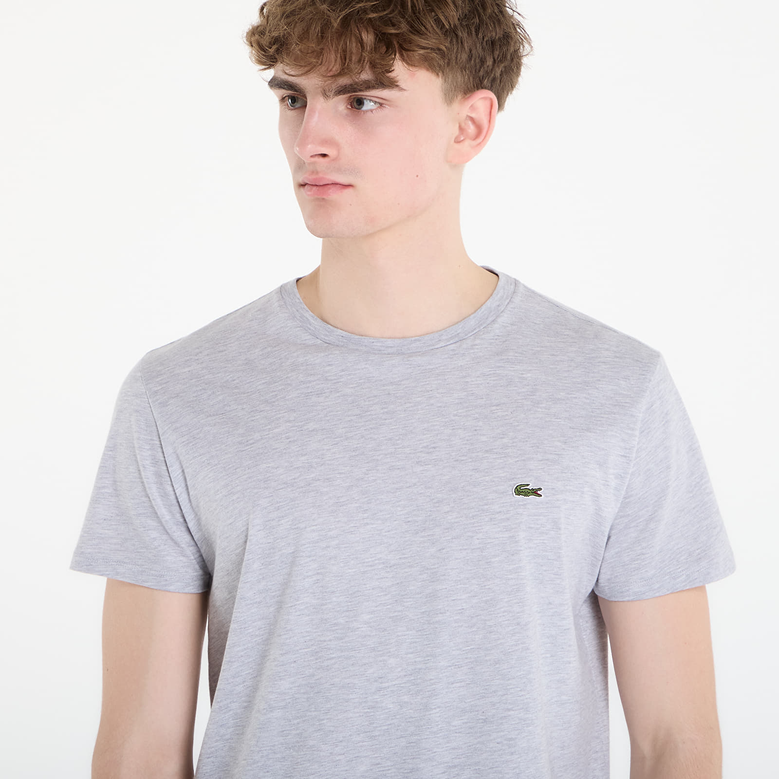 Мужские футболки LACOSTE Tee-Shirt Silver Chine