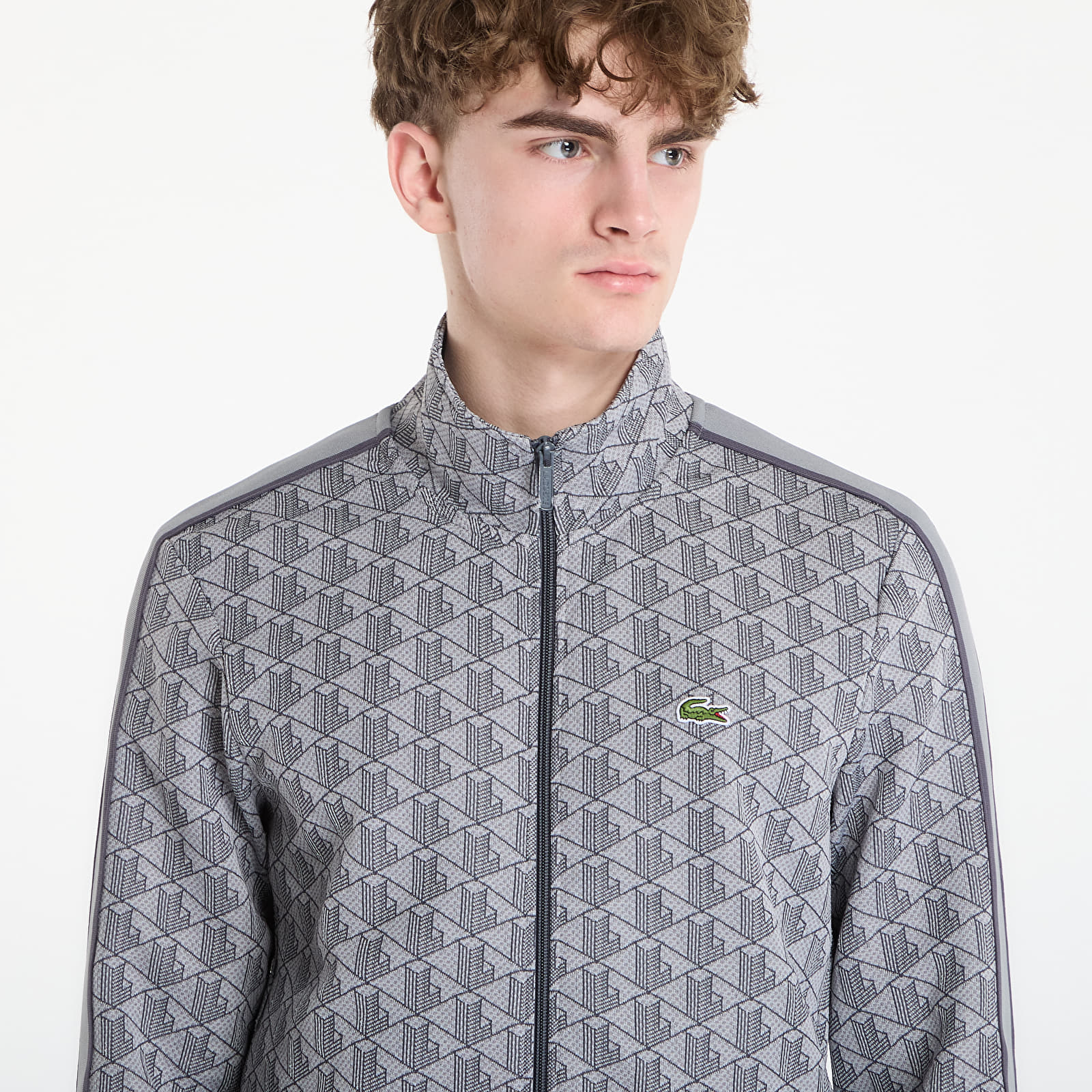 Ανδρικά φούτερ  LACOSTE Sweatshirt Calluna/ Graphite