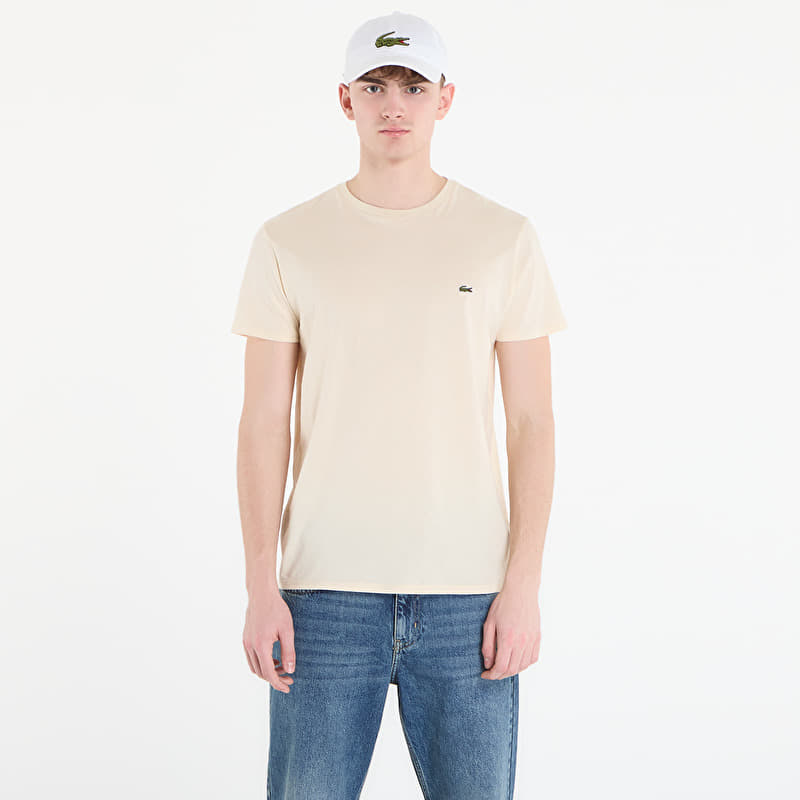 Tričko LACOSTE Tee-Shirt Naturel Clair