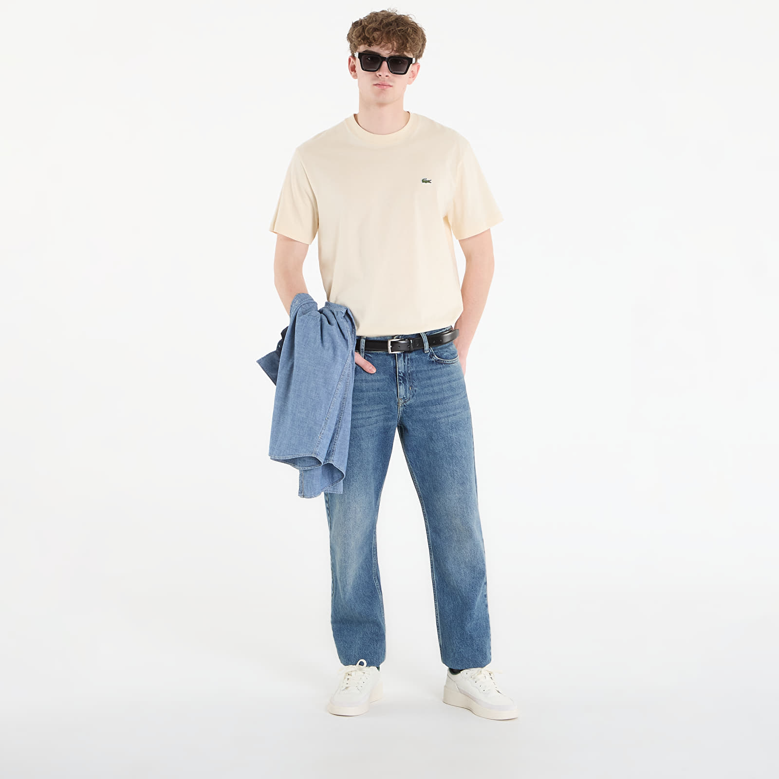 Чоловічі футболки LACOSTE Tee-Shirt Naturel Clair