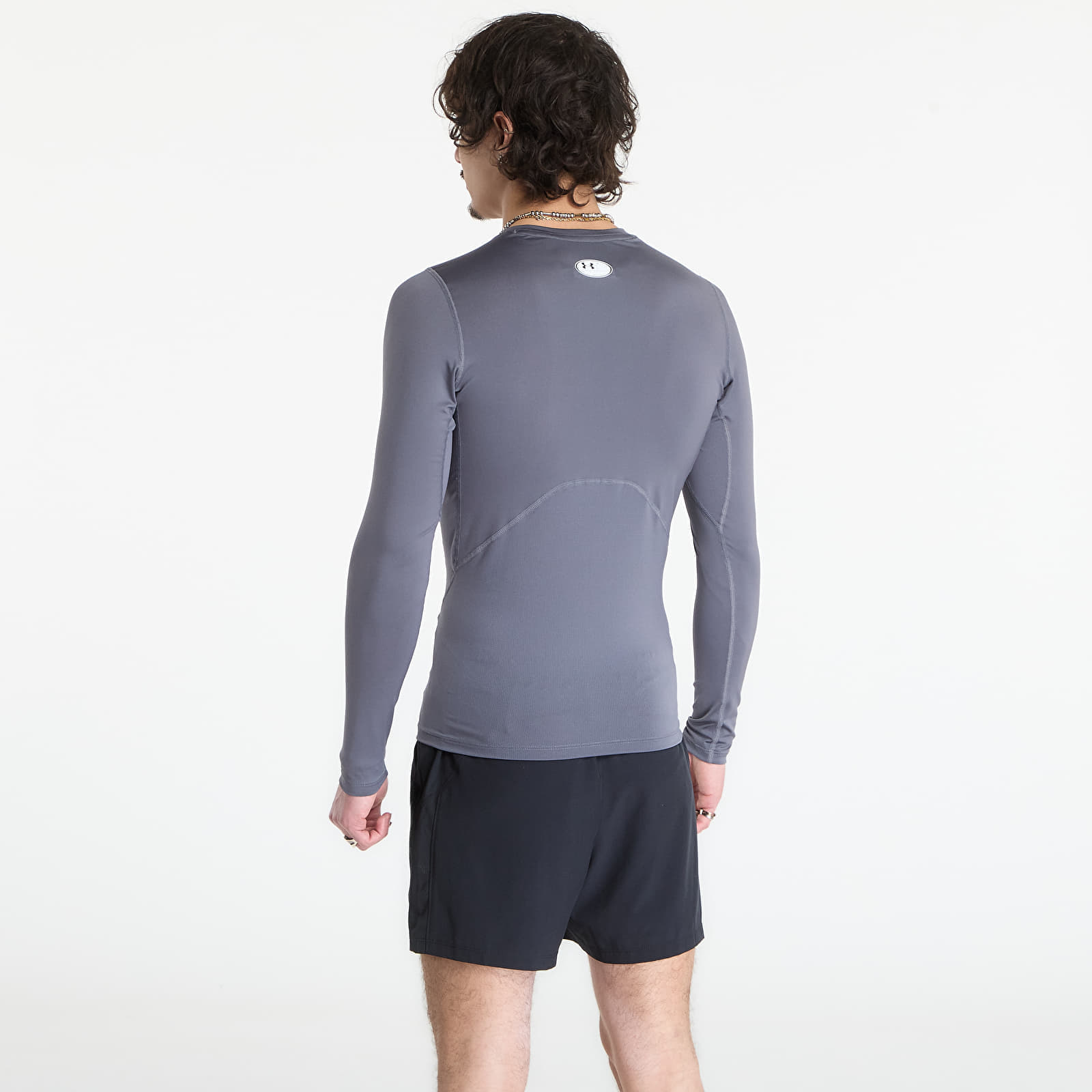 T-krekli Under Armour Hg Armour Comp Ls Gray