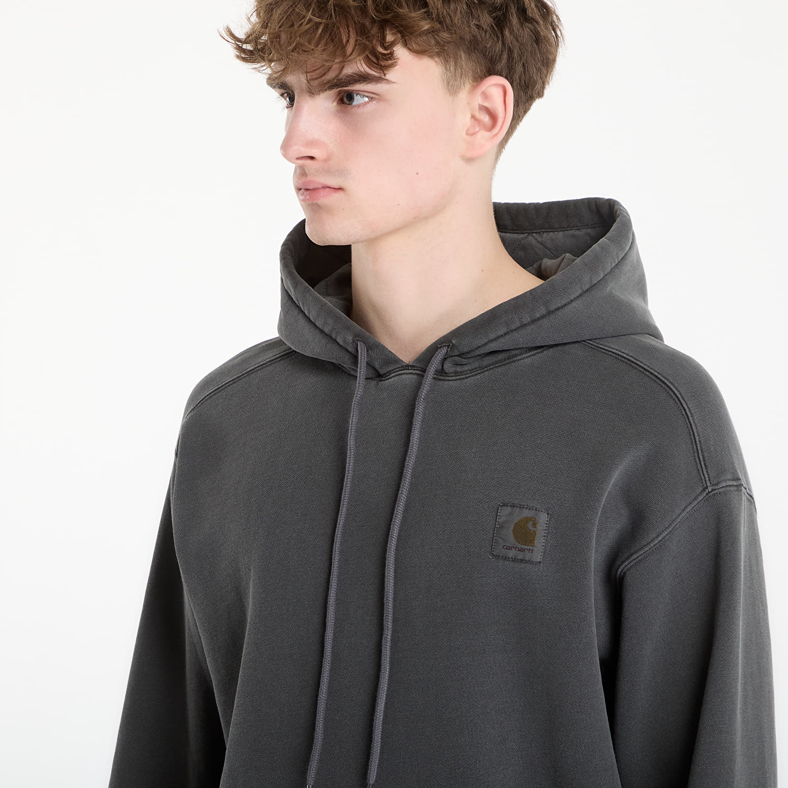 Pánské mikiny Carhartt WIP Hooded Nelson Sweat UNISEX Black