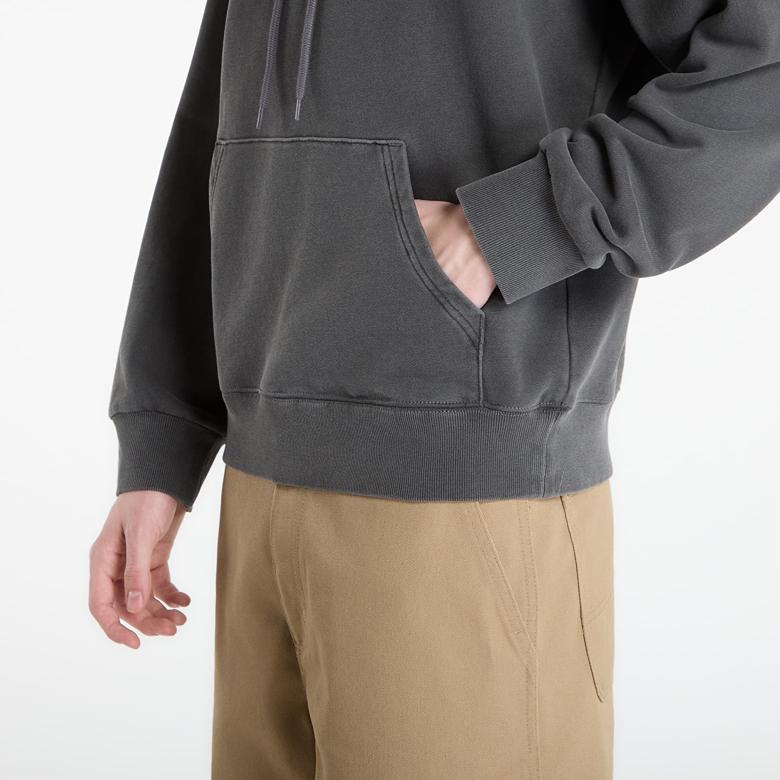 Pánské mikiny Carhartt WIP Hooded Nelson Sweat UNISEX Black