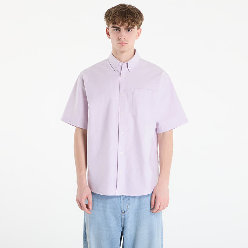 Cămașă Carhartt WIP S/S Braxton Shirt UNISEX Gentle Purple/ Wax