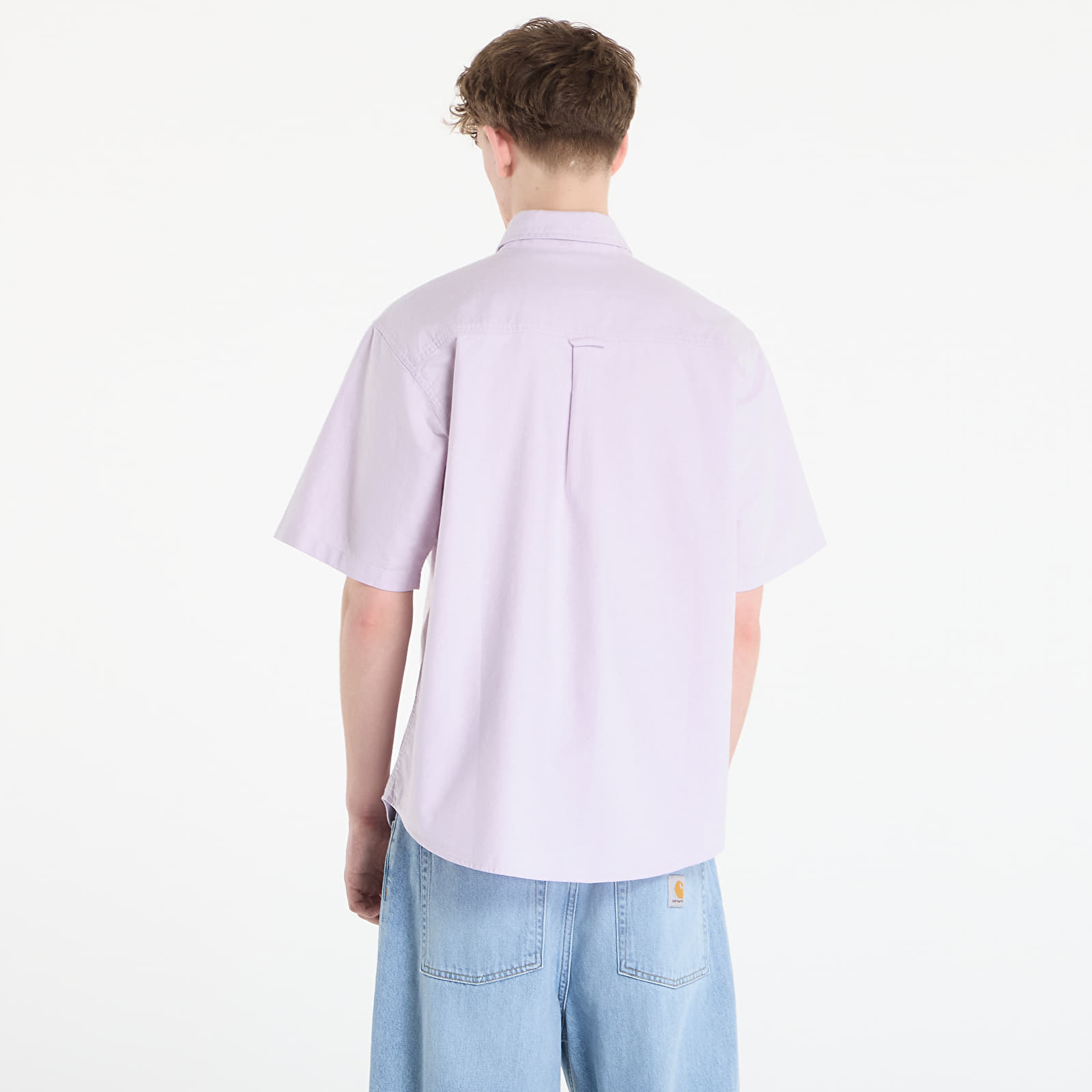 Meeste särgid Carhartt WIP S/S Braxton Shirt UNISEX Gentle Purple/ Wax