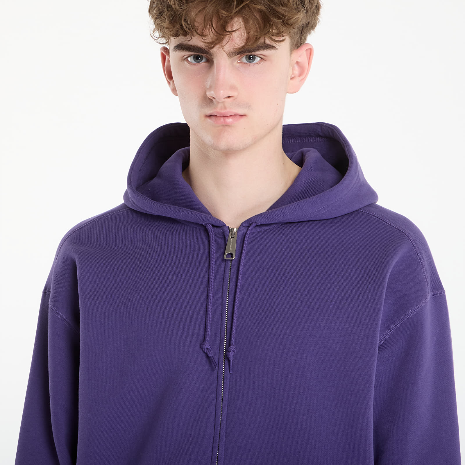 Luvtröjor för män Carhartt WIP Hooded WIP Label Sweat Jacket UNISEX Calla