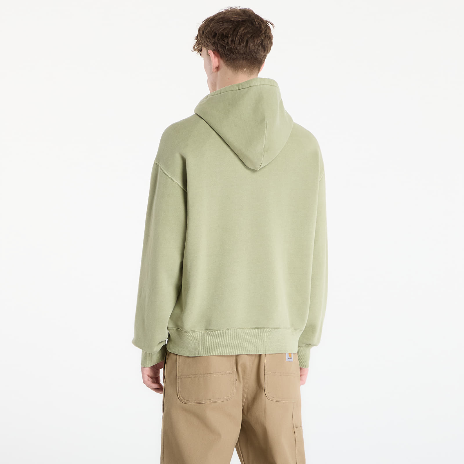 Мъжки суичъри Carhartt WIP Hooded Nelson Sweat UNISEX Gentle Green