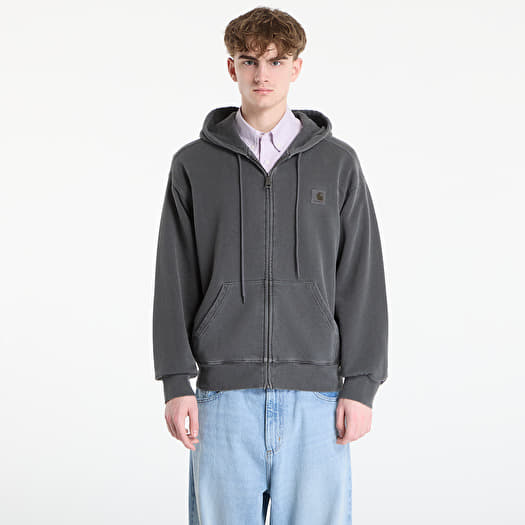 Sweatshirt Carhartt WIP Hooded Nelson Jacket UNISEX Black