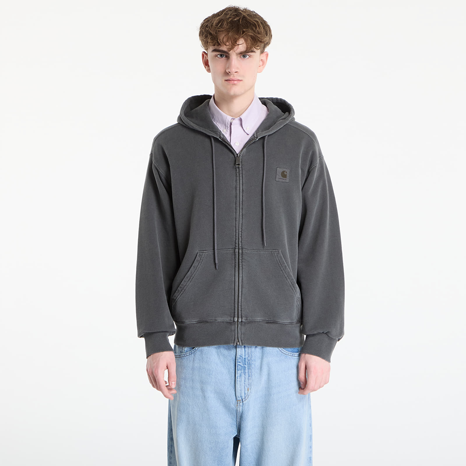 Ανδρικά φούτερ  Carhartt WIP Hooded Nelson Jacket UNISEX Black