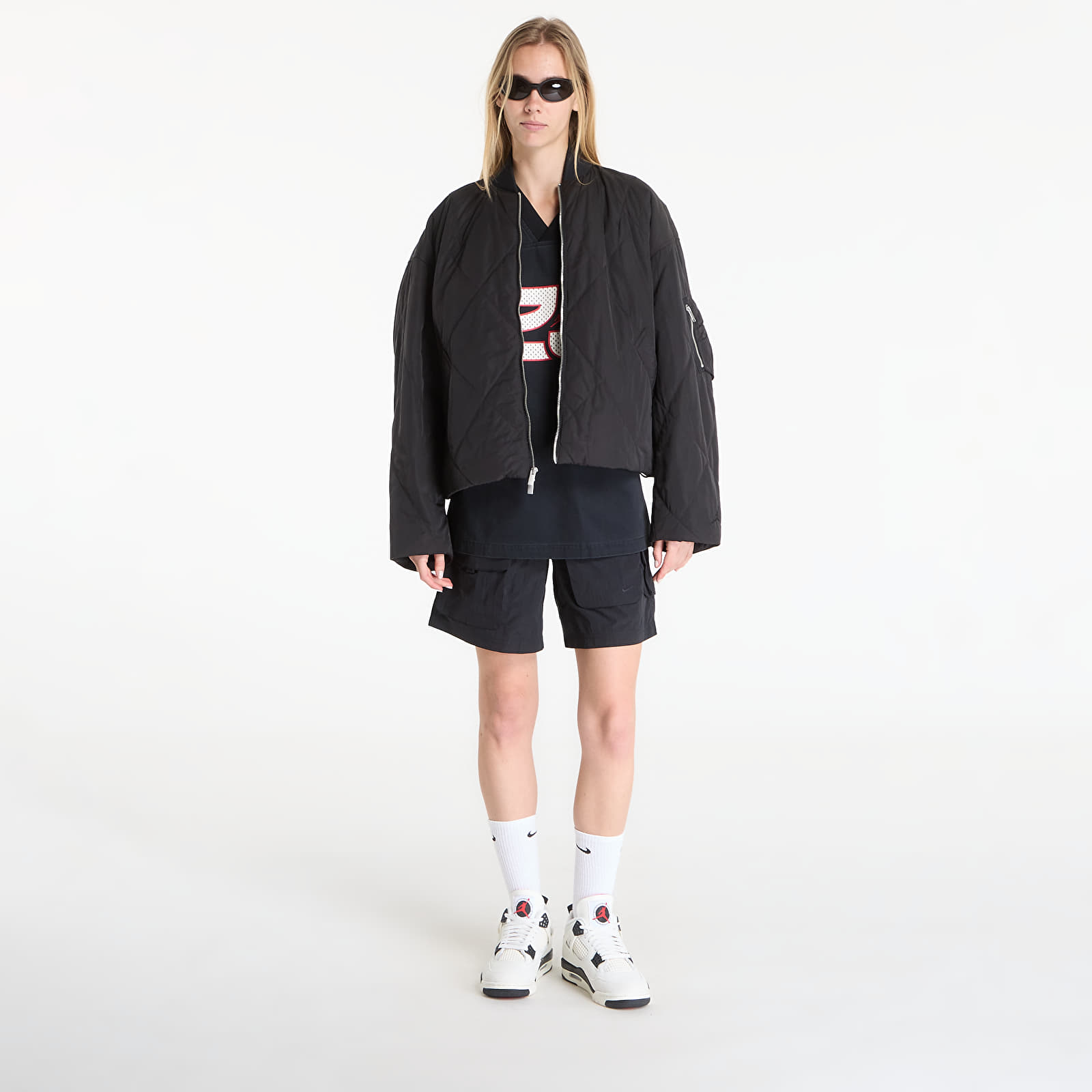 Jakker Jordan Flight Women's Quilted Renegade Jacket Black/ Black/ Black