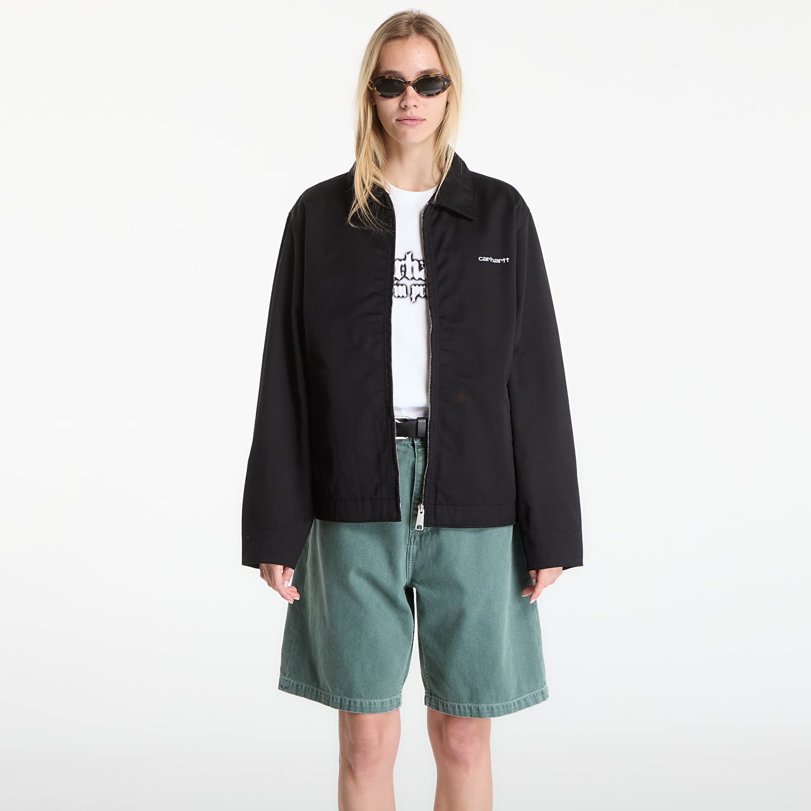 Jacken Carhartt WIP Module Script Jacket UNISEX Black/ White
