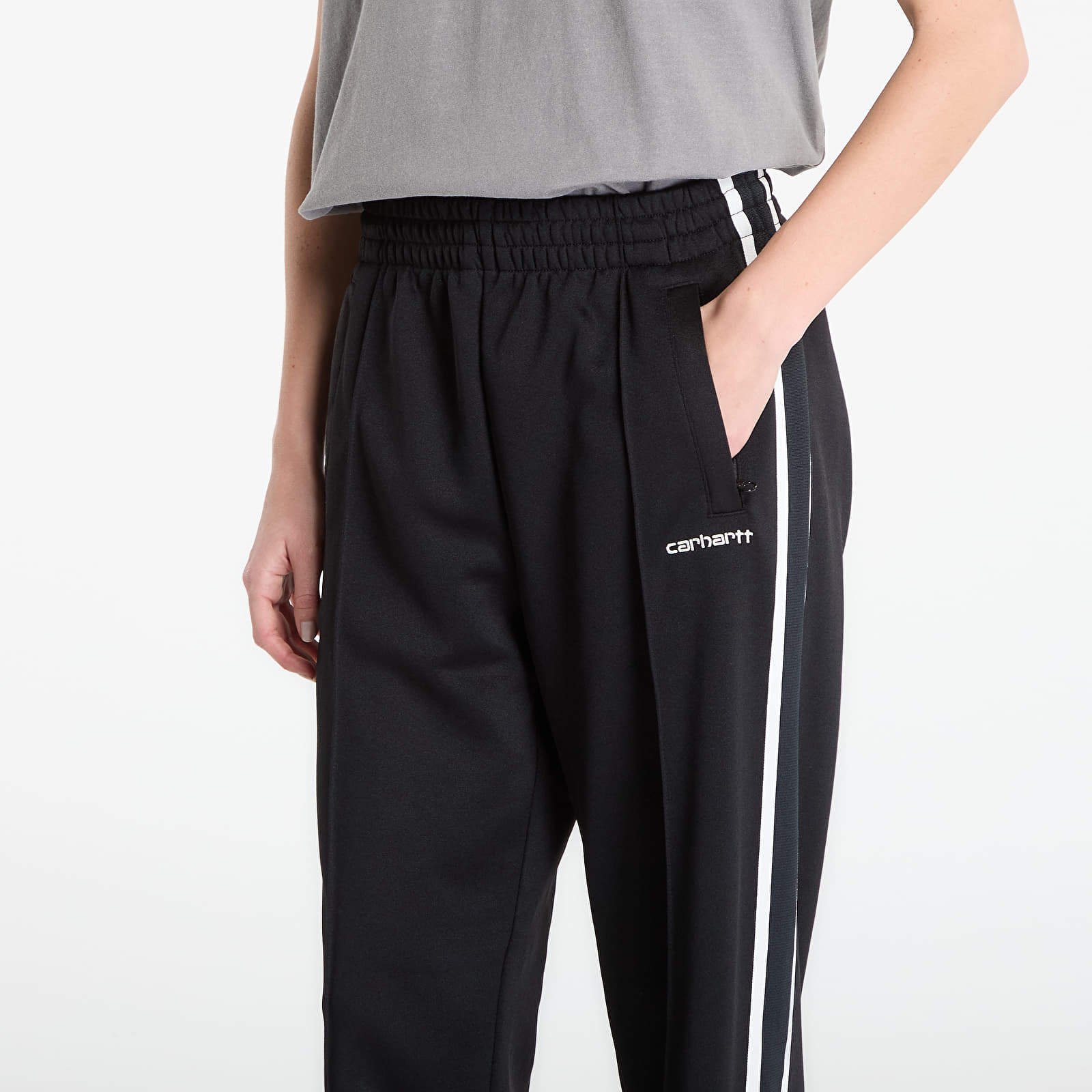 Vīriešu treniņbikses Carhartt WIP Bolar Sweat Pant Black/ Wax