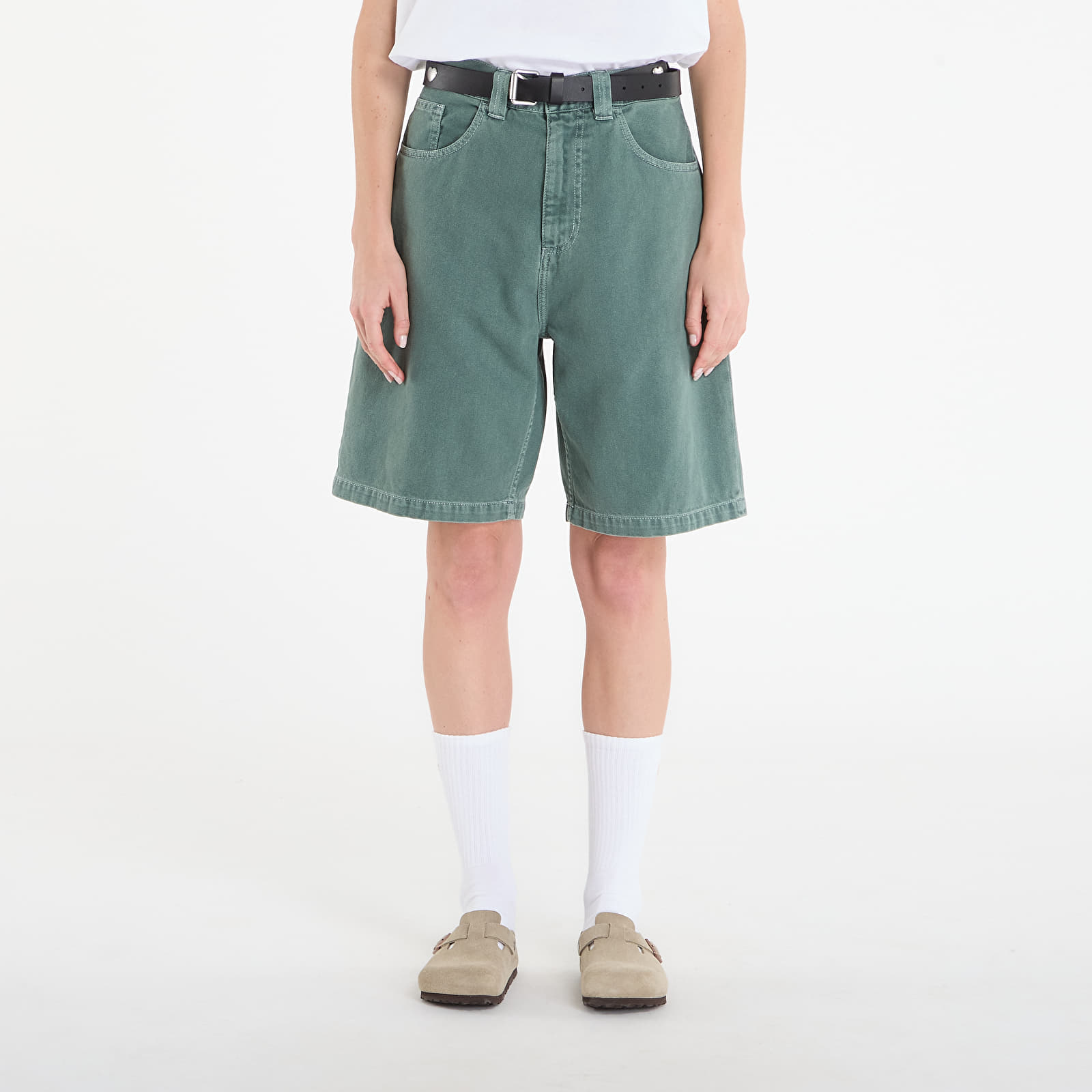 Šorti Carhartt WIP Brandon Short UNISEX Velvet Green