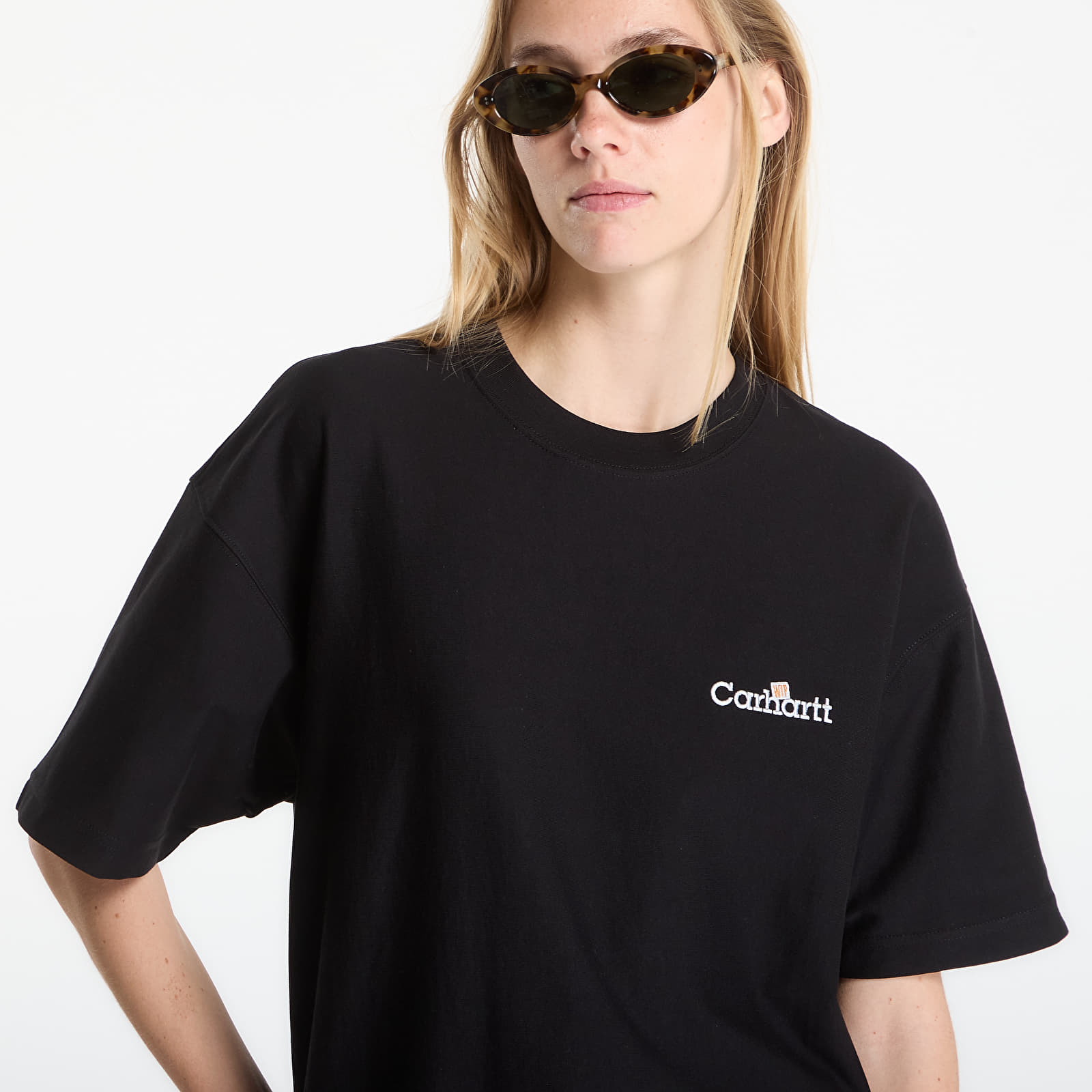   Μπλούζες Carhartt WIP S/S WIP Label T-Shirt UNISEX Black