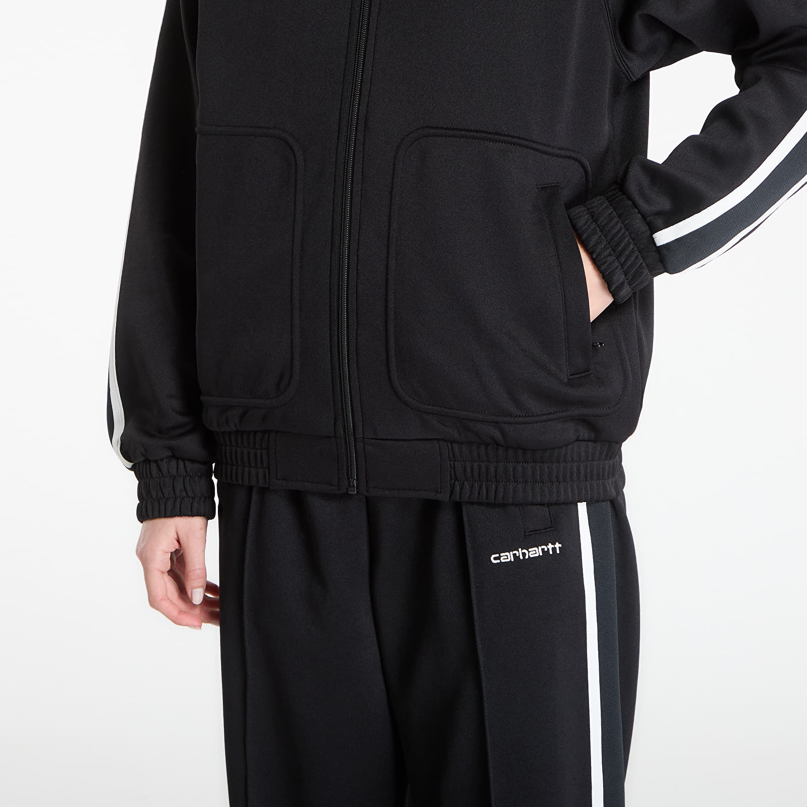 Sudaderas Carhartt WIP Bolar Sweat Jacket UNISEX Black/ Wax