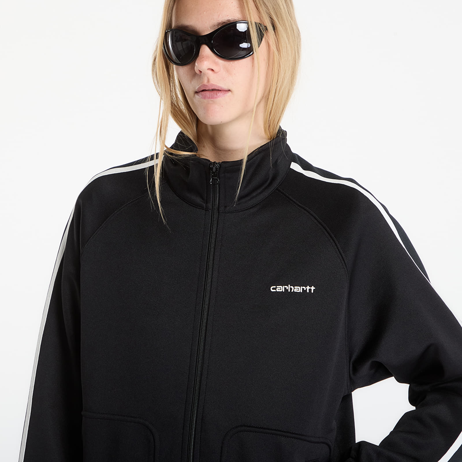 Sudaderas Carhartt WIP Bolar Sweat Jacket UNISEX Black/ Wax