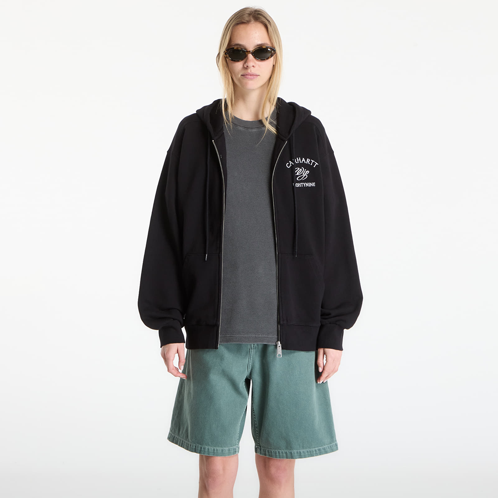 Hoodies and sweatshirts  Carhartt WIP Hooded Eightynine Sweat Jacket UNISEX Black