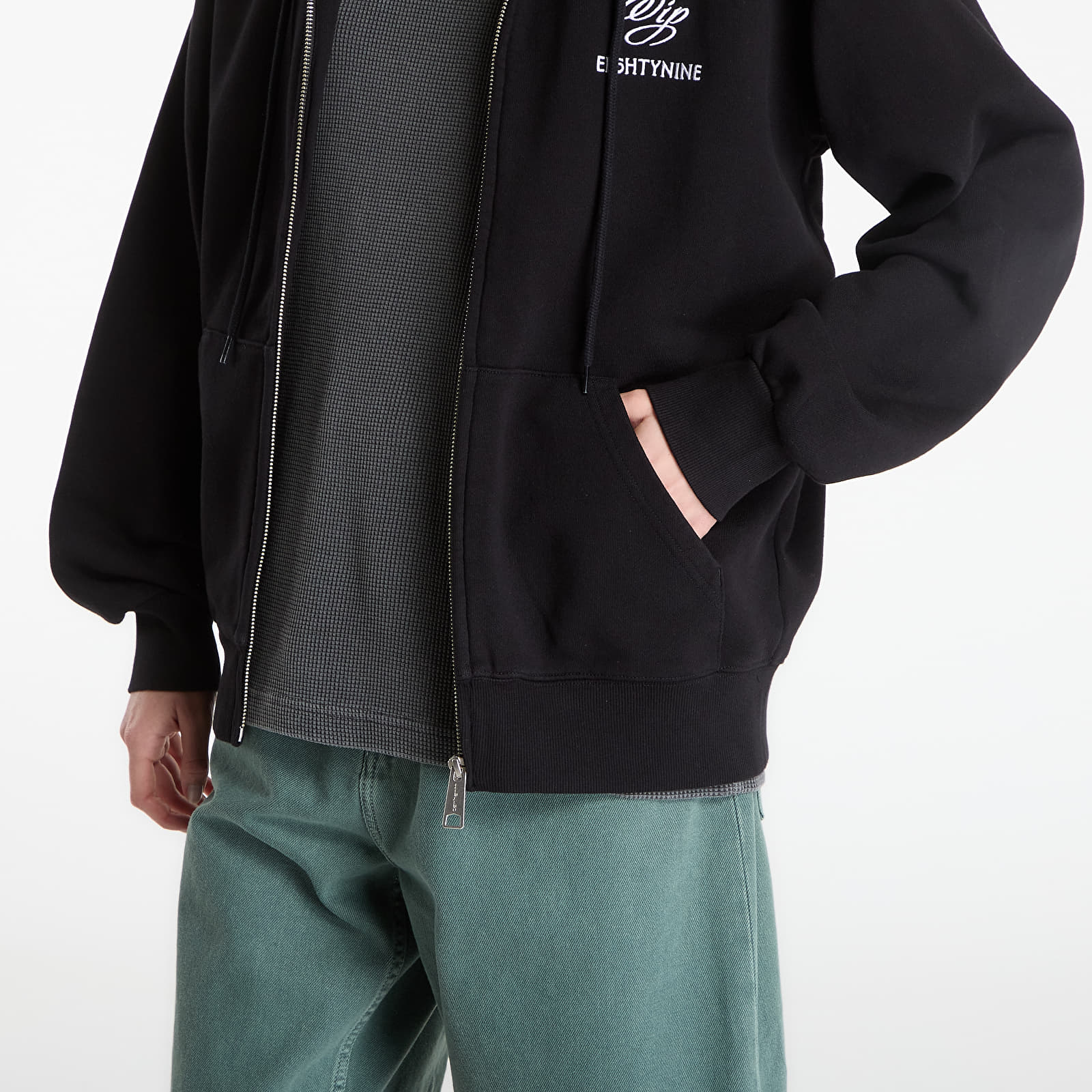 Hoodies and sweatshirts  Carhartt WIP Hooded Eightynine Sweat Jacket UNISEX Black