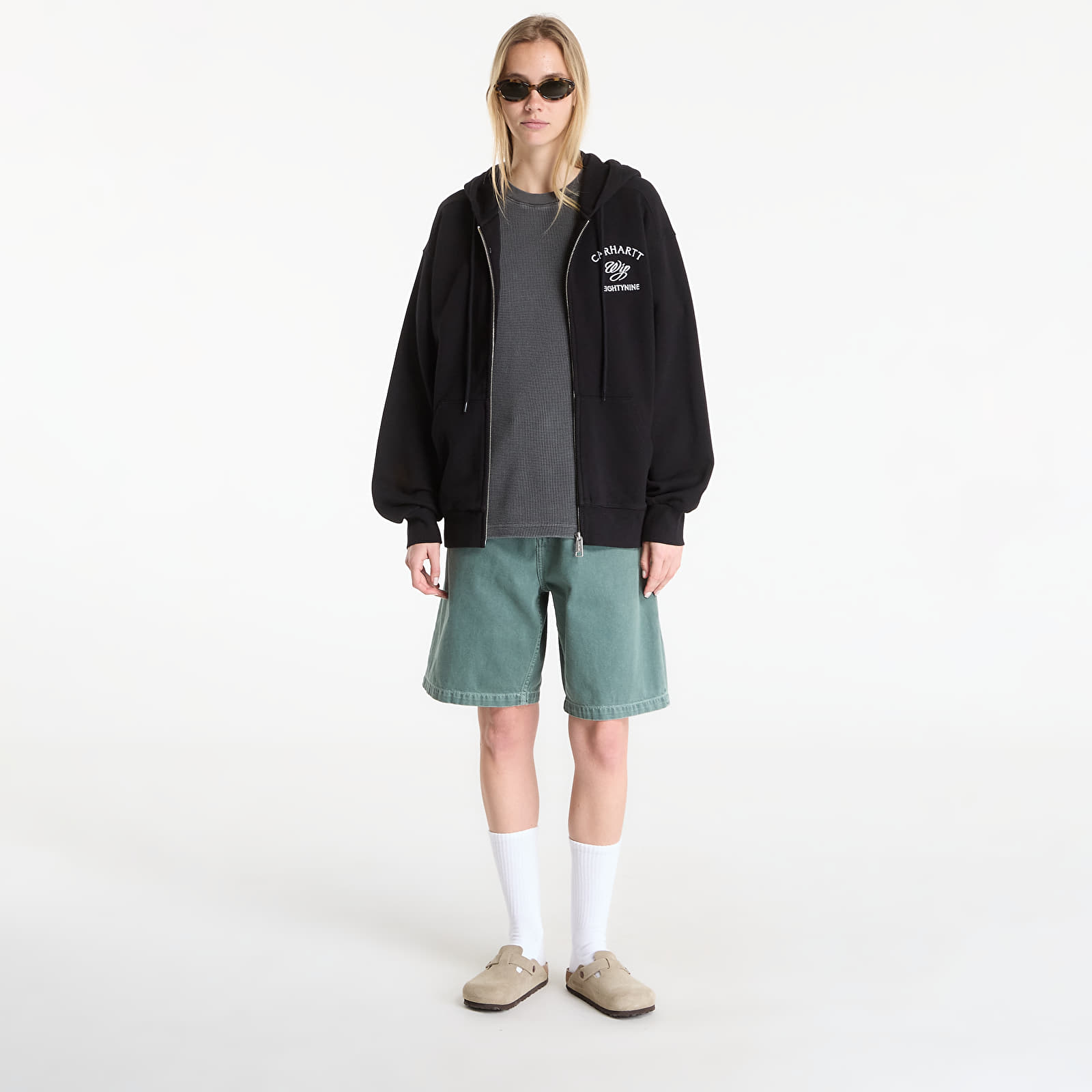 Hoodies and sweatshirts  Carhartt WIP Hooded Eightynine Sweat Jacket UNISEX Black