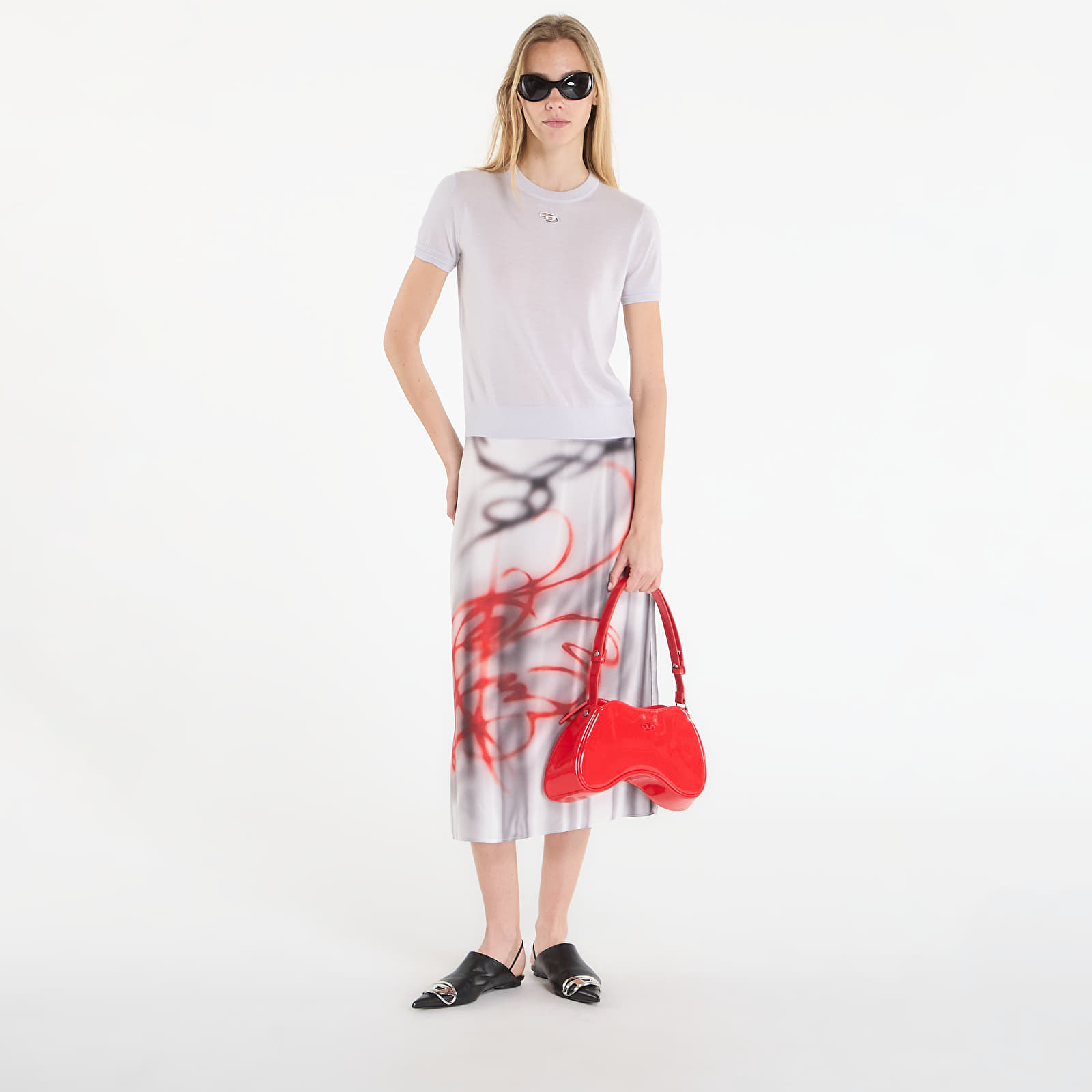 Women's sweaters Diesel M-Aline Knitwear Mirage Gray