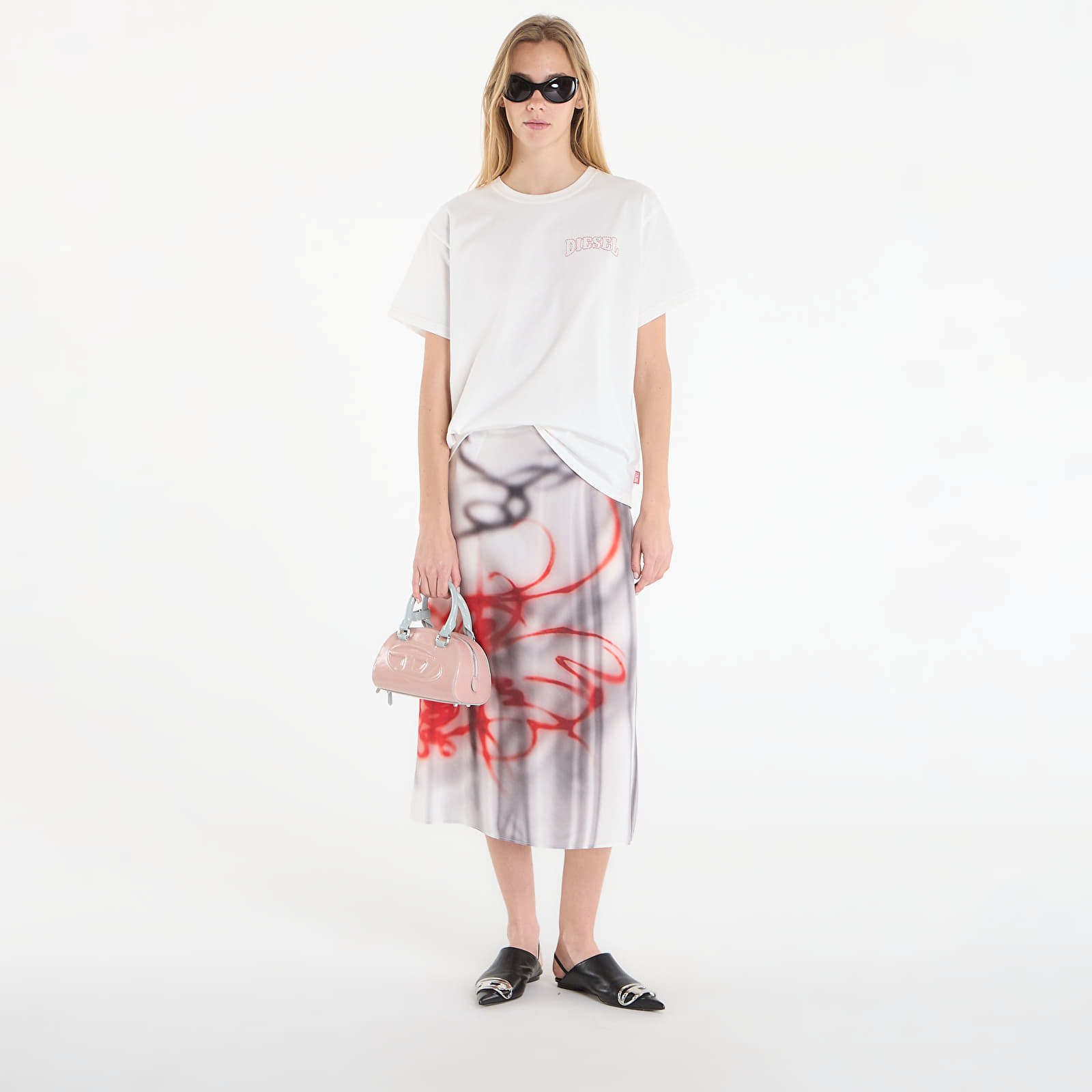 Magliette da donna Diesel T-Normy-S17 T-Shirt Off White