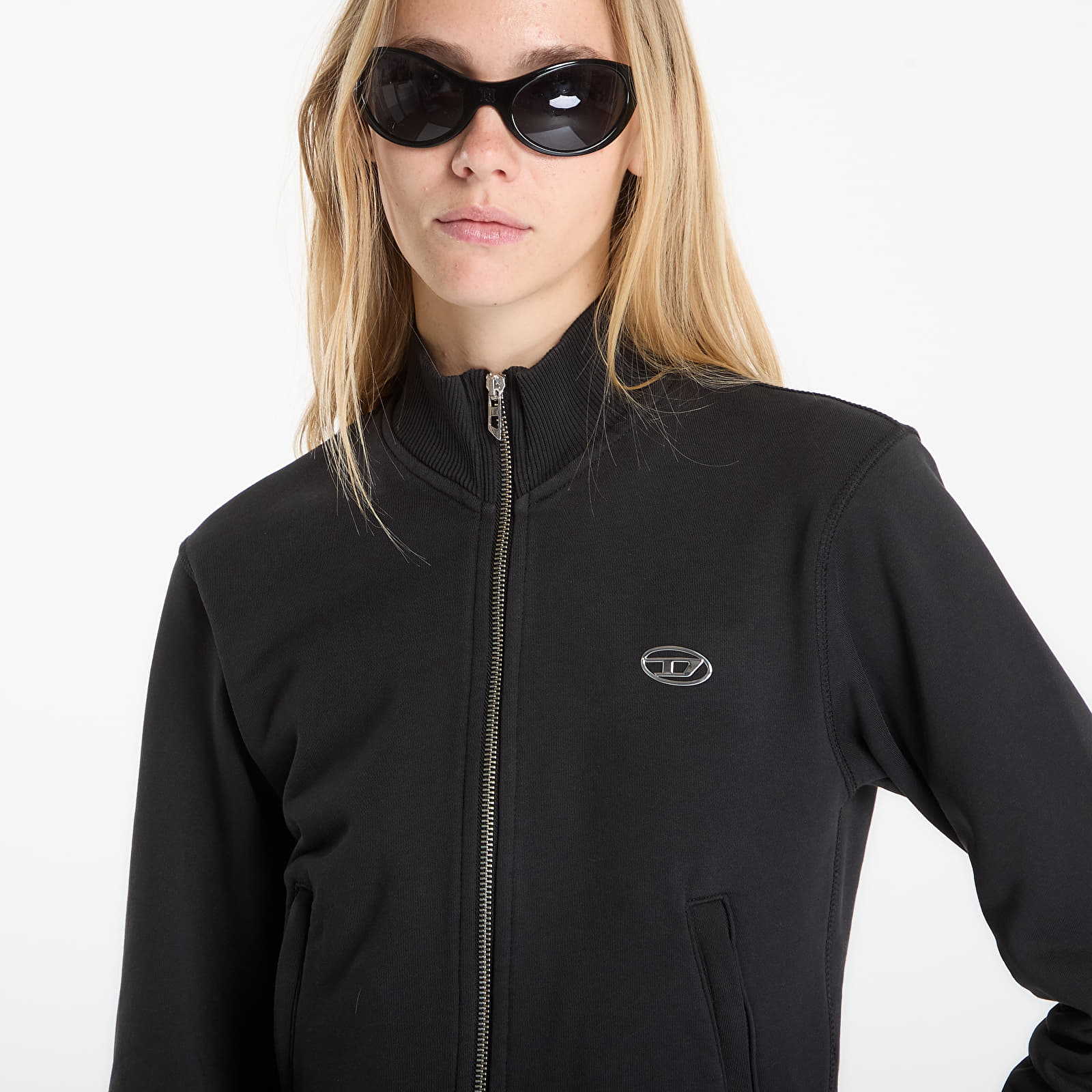 Felpe con cappuccio donna Diesel F-Flacin-Od Sweatshirt Black