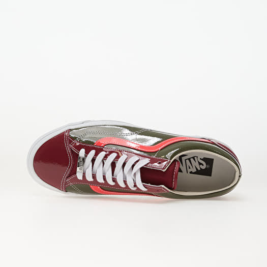 Vans LX Old Skool 36 Patent Bordeaux/ Olive | Footshop