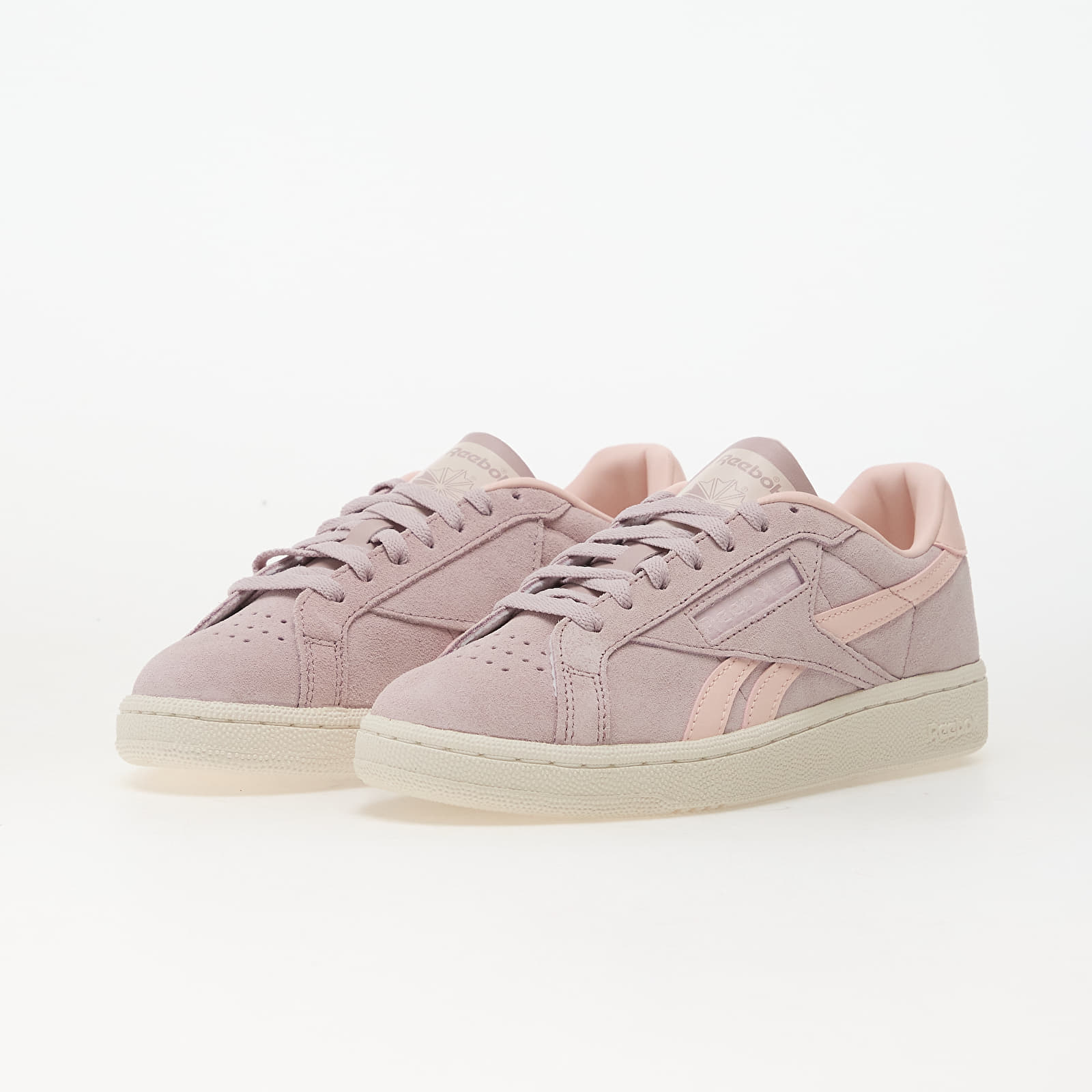 Herresko Reebok Club C Grounds Uk Muted Mauve/ Pure Pink/ Chalk
