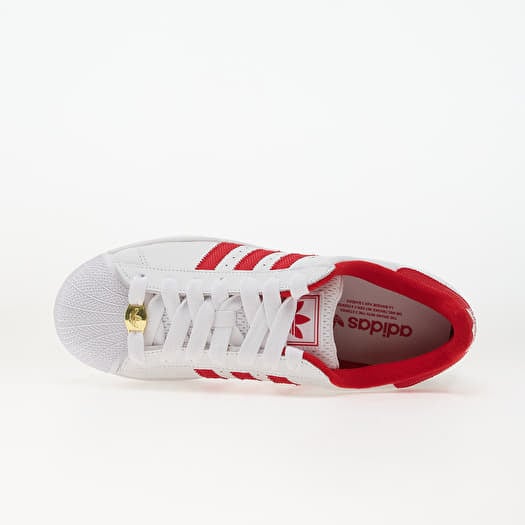 Men's shoes adidas Superstar II Ftw White/ Better Scarlet/ Gold Metallic  (IH9257) | Footshop
