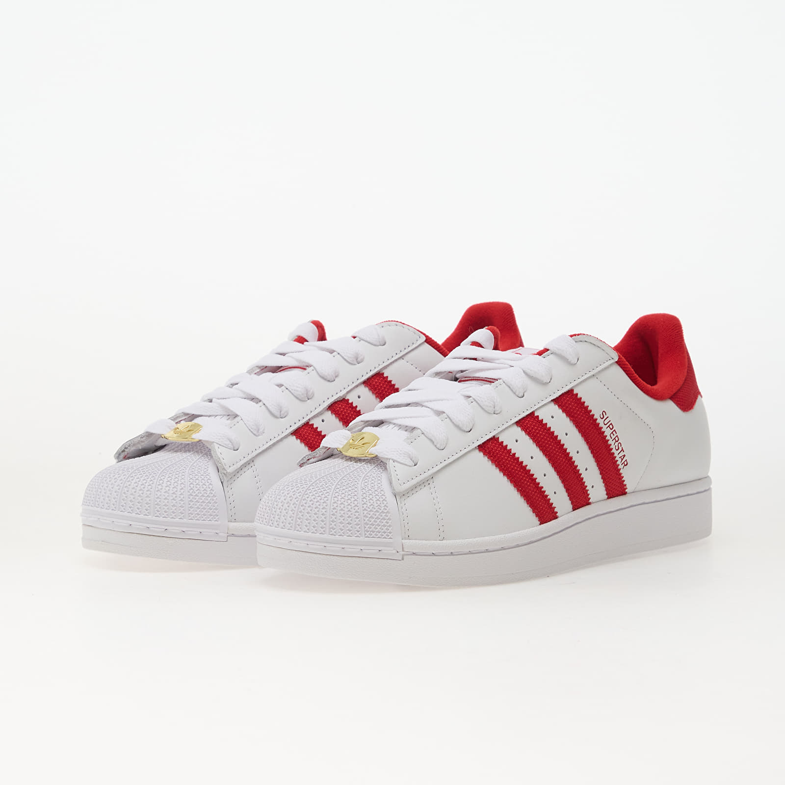Herren Sneaker und Schuhe adidas Superstar II Ftw White/ Better Scarlet/ Gold Metallic