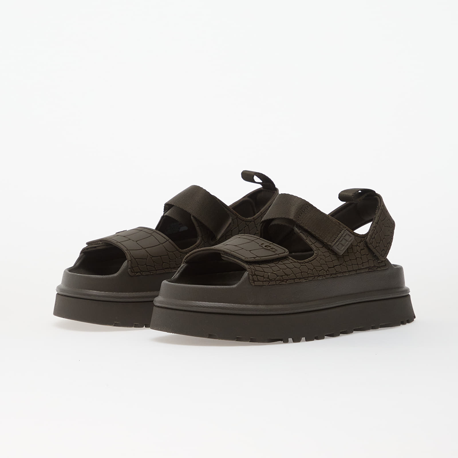 Sko til kvinder UGG W Goldenglow Embossed Dense Smoke