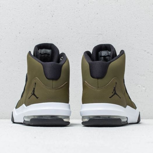 Men s shoes Jordan Max Aura Olive Canvas Black White Black Footshop