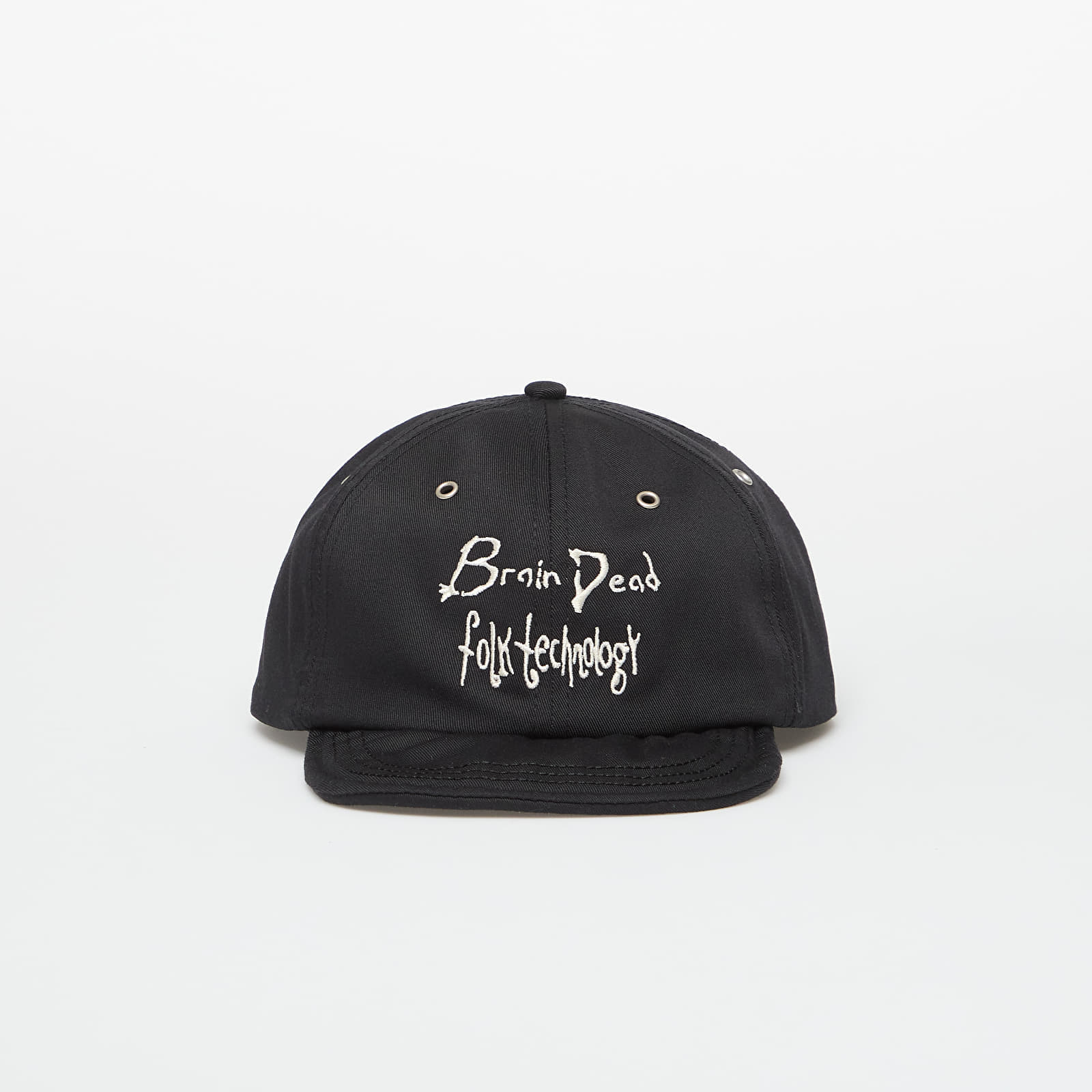 Шапка Brain Dead Folk Technology Wire Brim 6 Panel Hat Black Universal