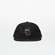Brain Dead Flannel Classic Logohead 6 Panel Hat Black