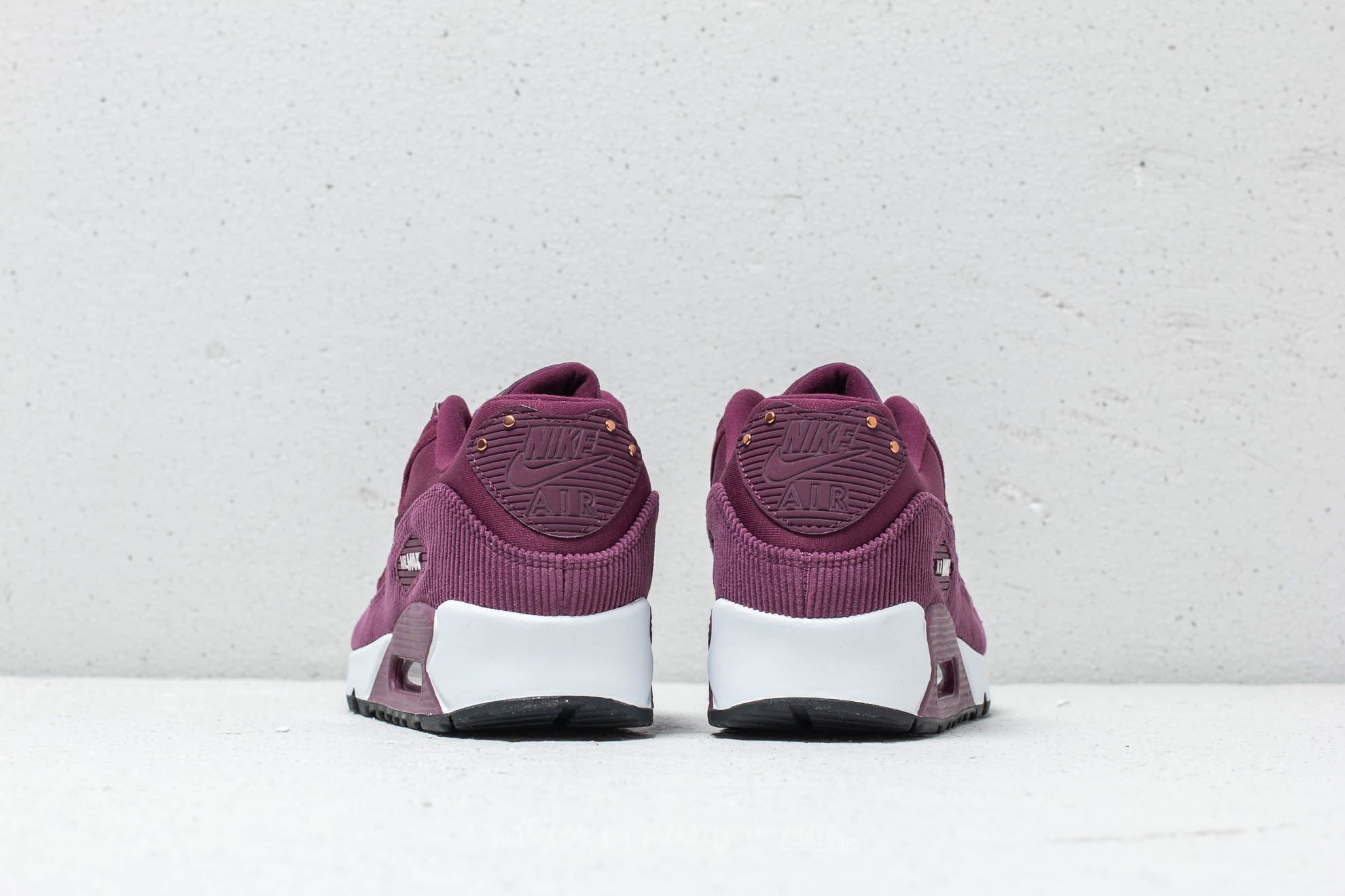 Women s shoes Nike WMNS Air Max 90 LEA Bordeaux Bordeaux Black White Footshop