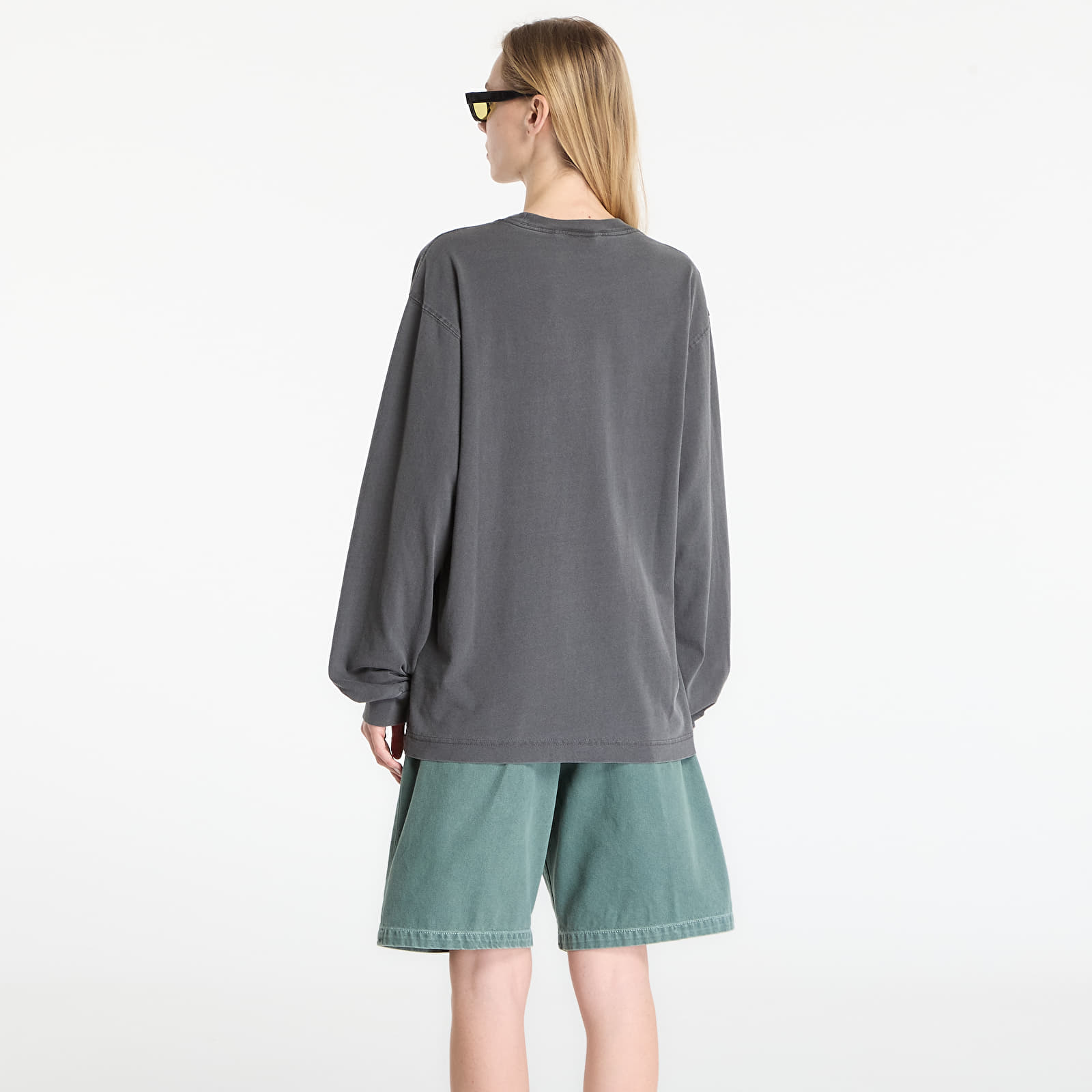 Tricouri  Carhartt WIP L/S Nelson T-Shirt UNISEX Black